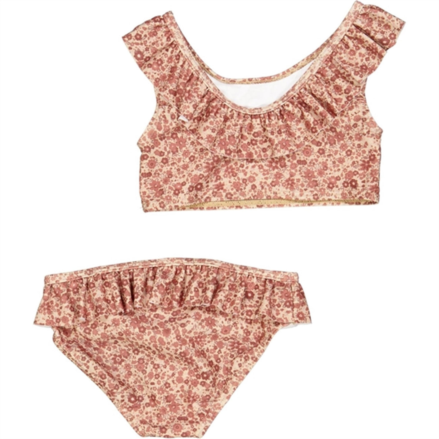 Wheat Red Flower Meadow Elina Bikini