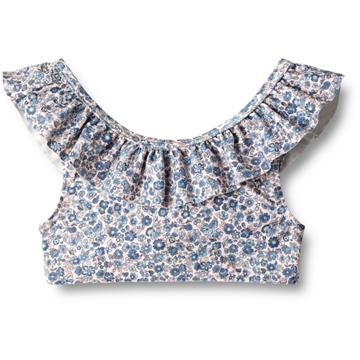 Wheat Blue Flower Meadow Bikini Elina