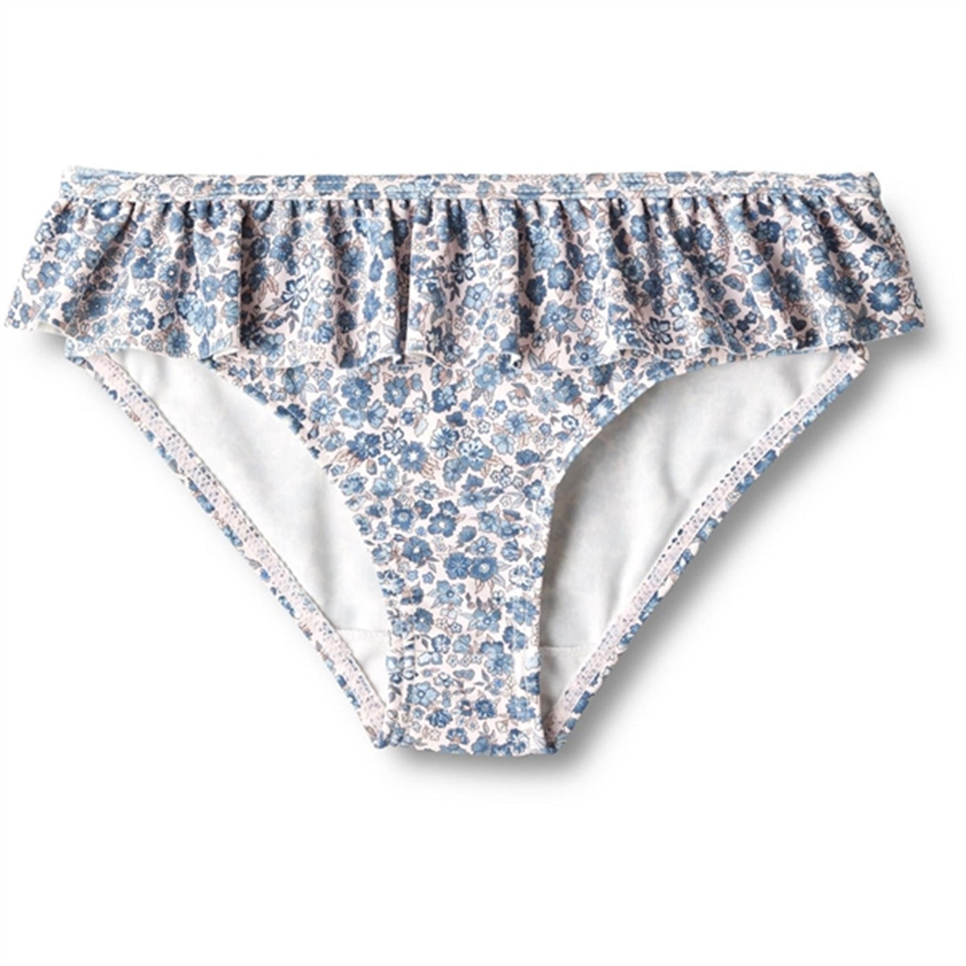 Wheat Blue Flower Meadow Bikini Elina