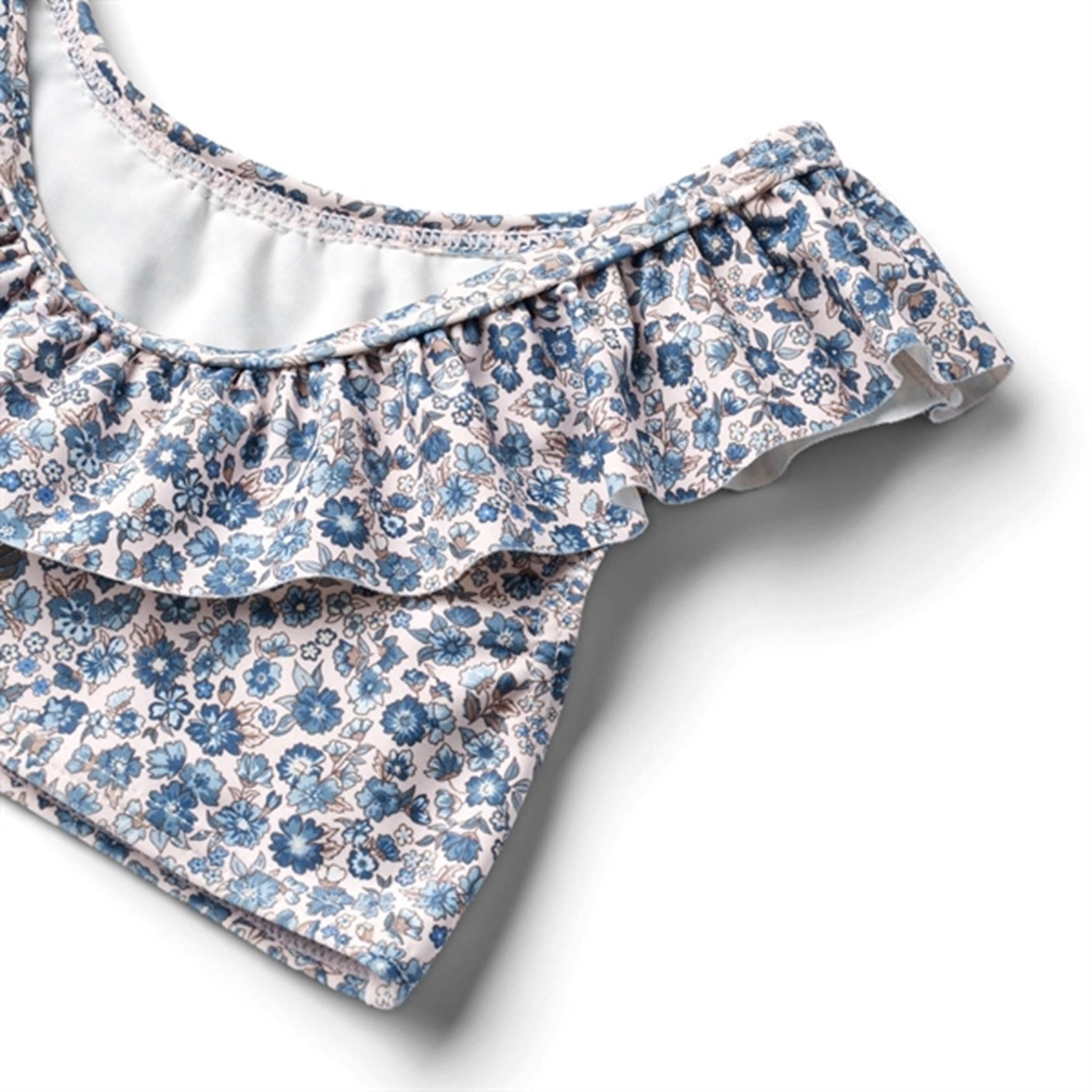 Wheat Blue Flower Meadow Bikini Elina