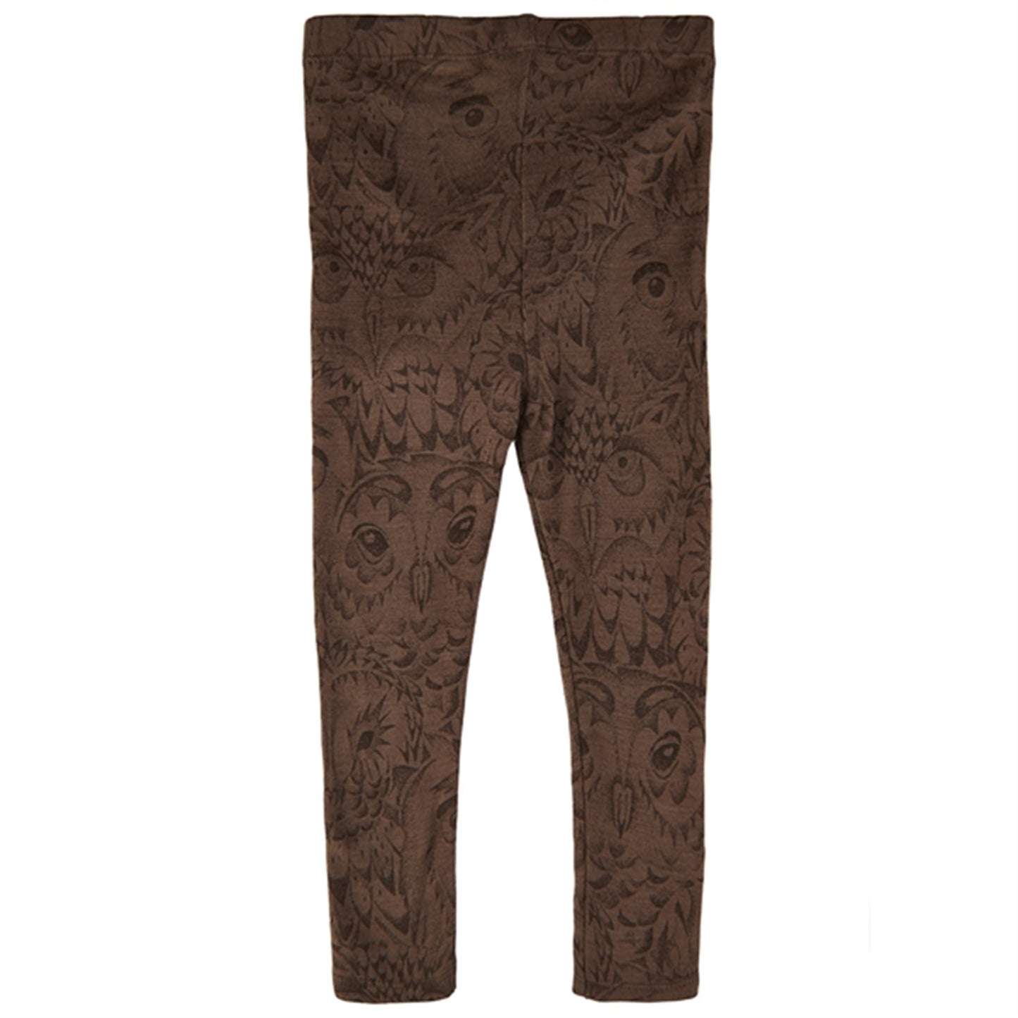 Soft Gallery Cocoa Brown Hello Owl Paula Wool Leggings