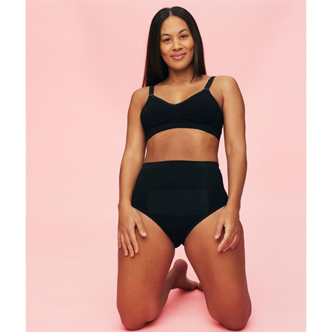 momkind C-section Panties – Support Scar and Belly Black