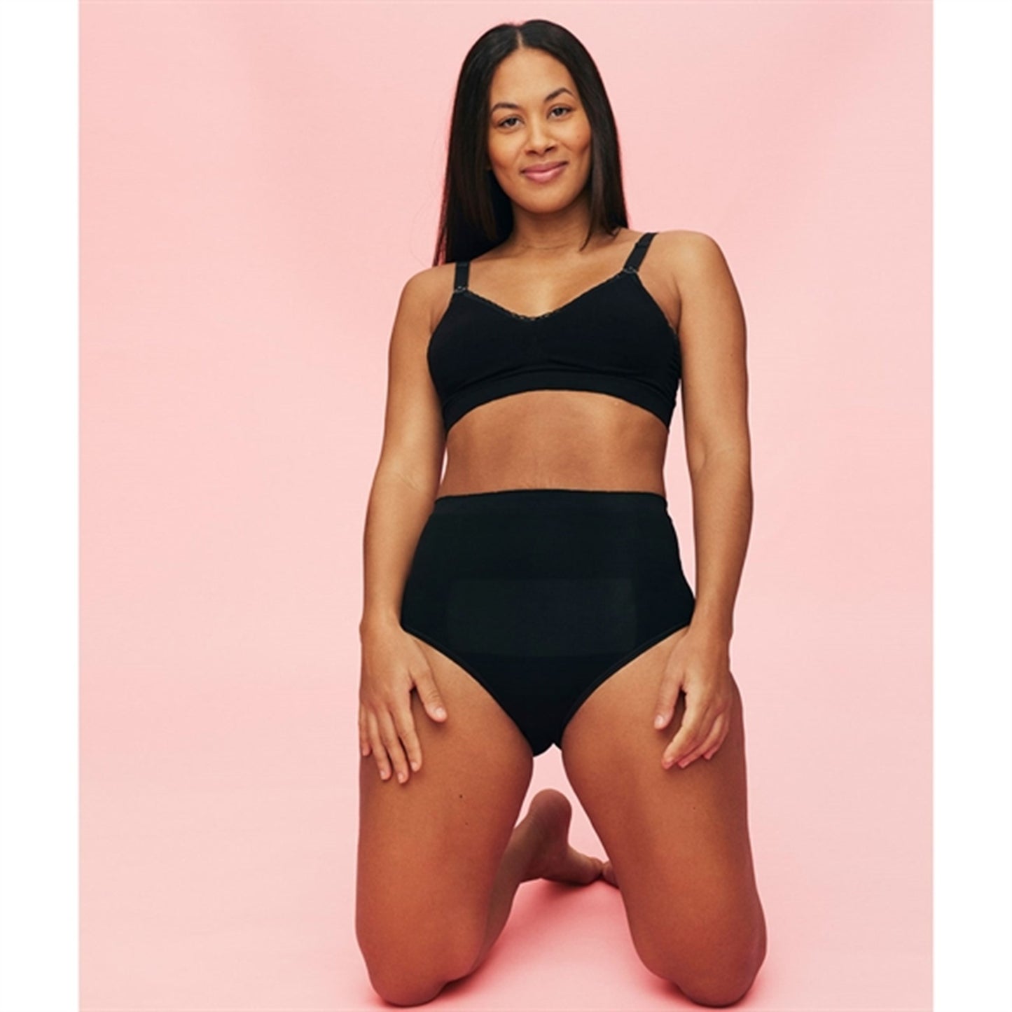 momkind C-section Panties – Support Scar and Belly Black