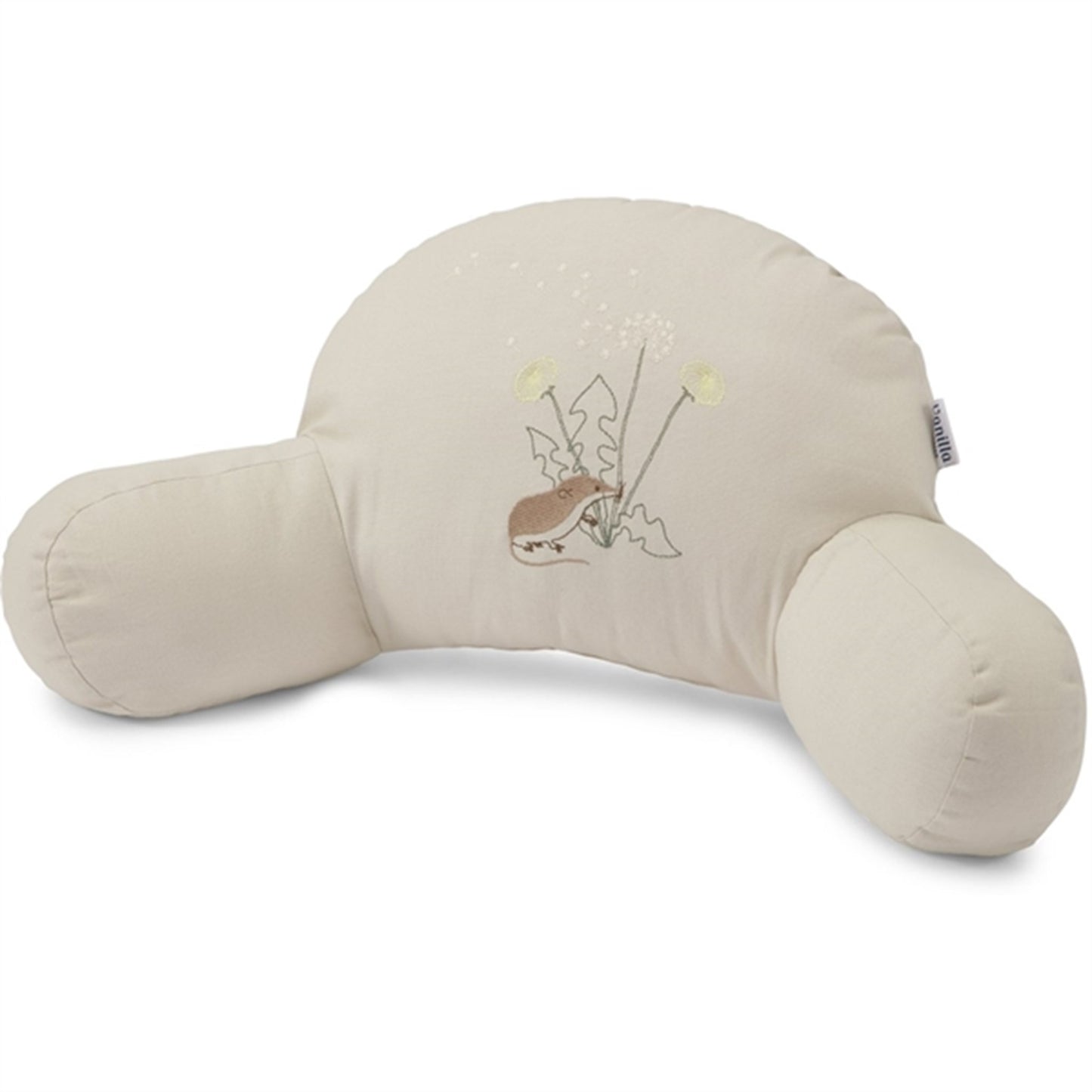 Vanilla COPENHAGEN Pram Pillow Dandelion Oyster Grey