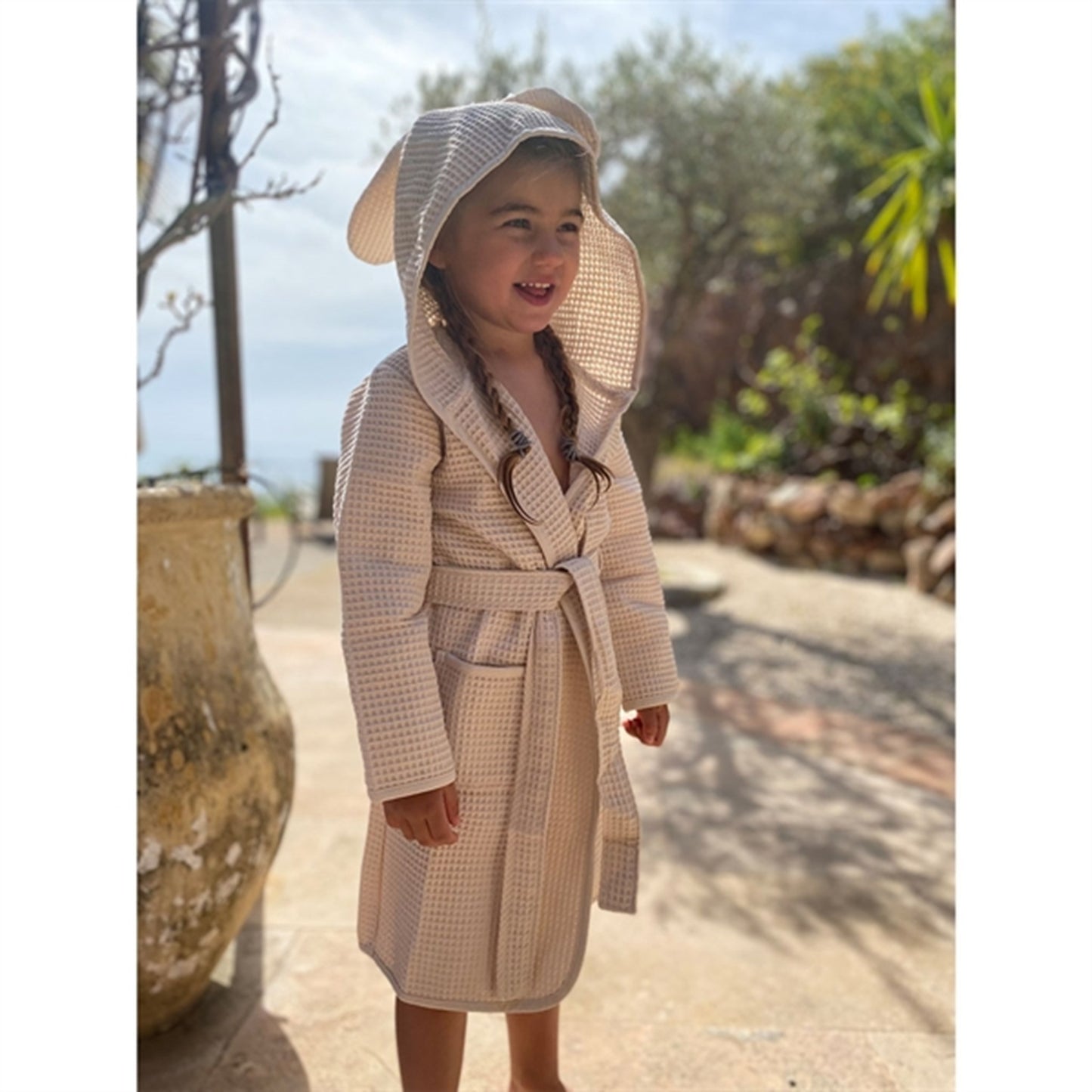 Vanilla COPENHAGEN Bathrope Waffle Oyster Grey