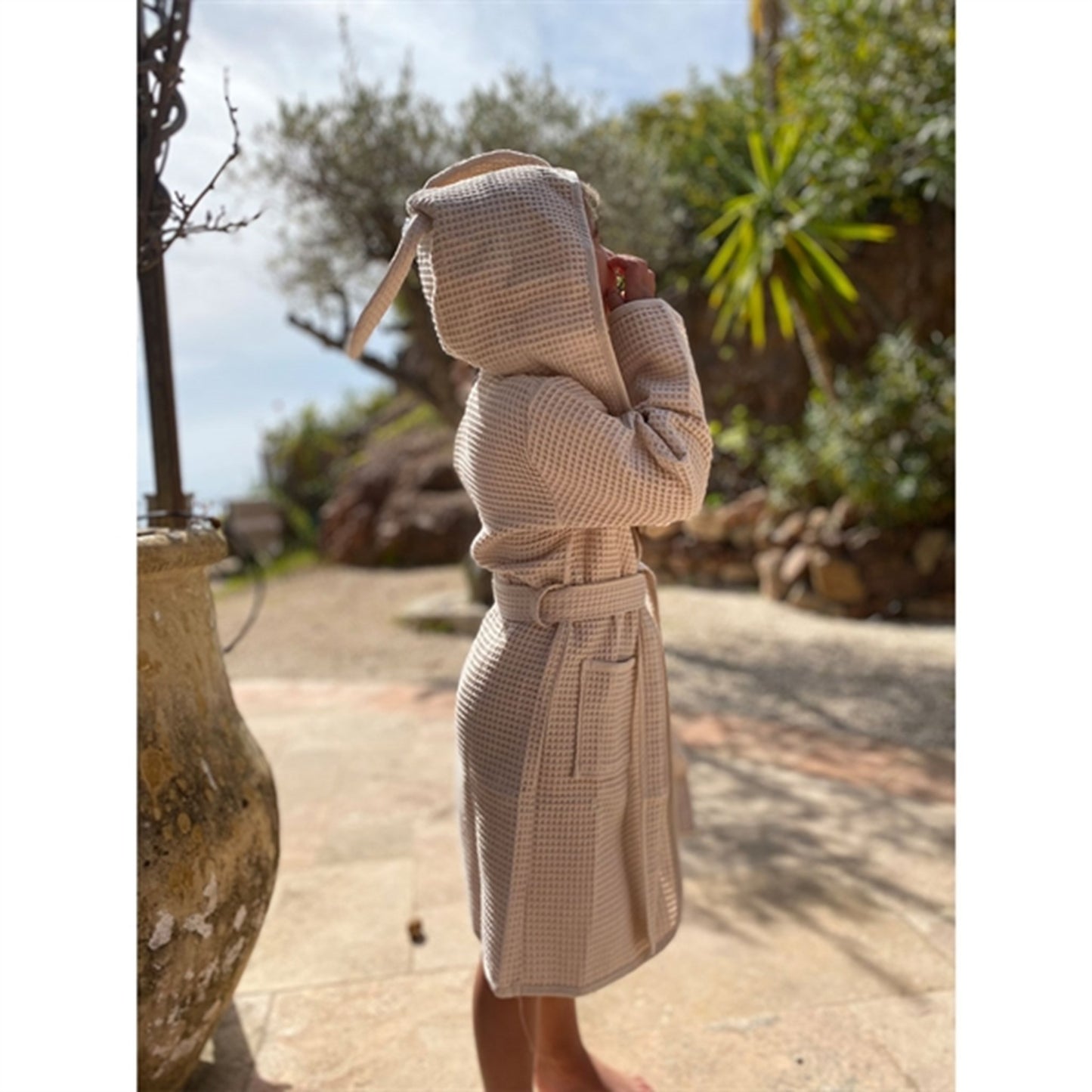 Vanilla COPENHAGEN Bathrope Waffle Oyster Grey