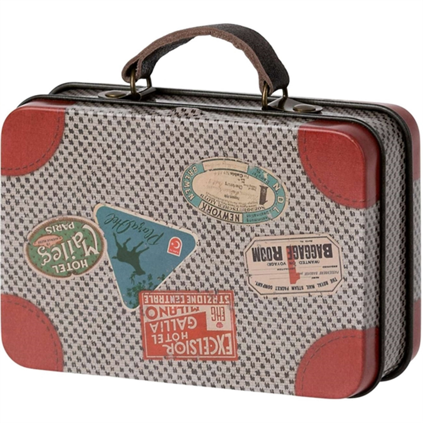 Maileg Suitcase Metal Grey 3
