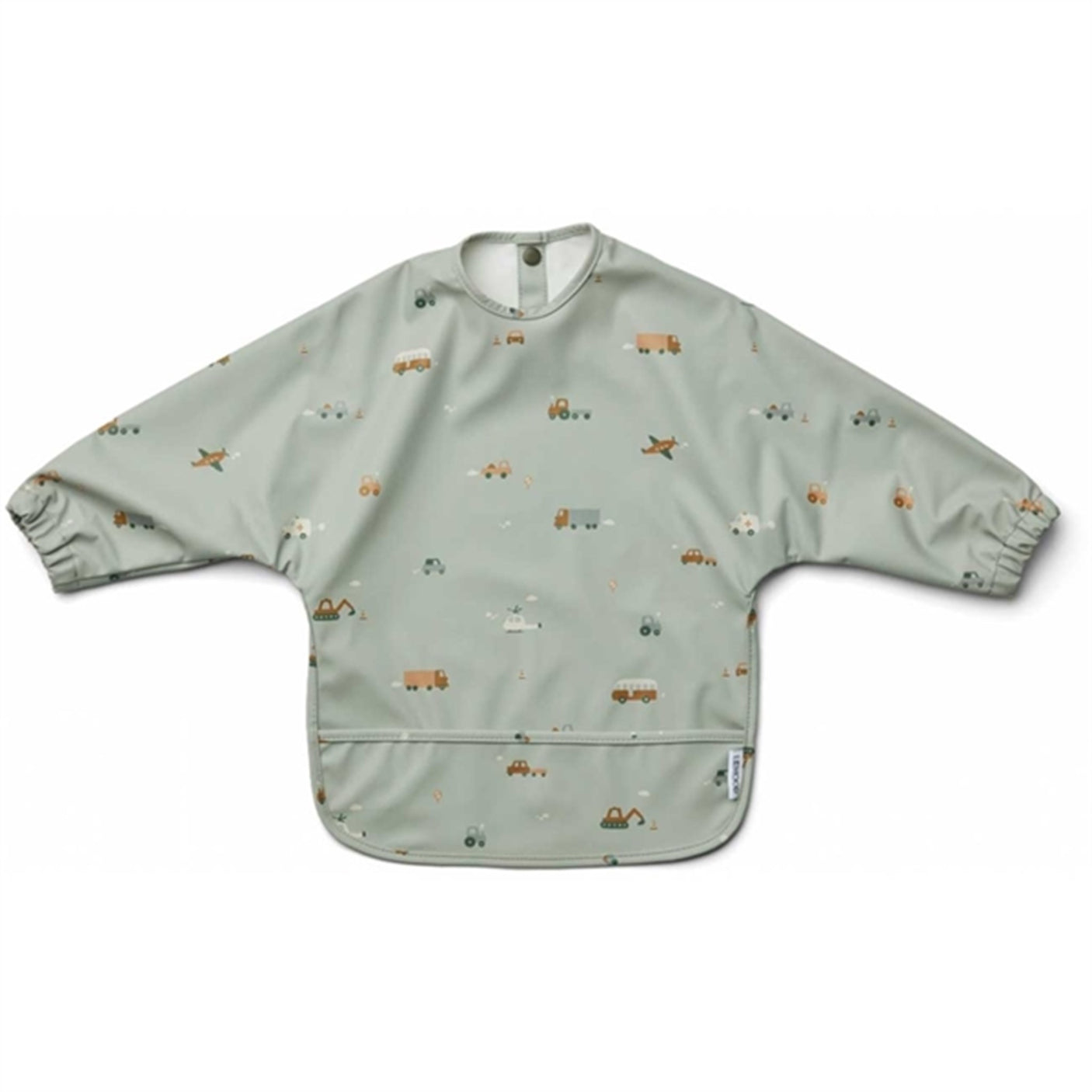 Liewood Merle Cape Bib Vehicles/Dove Blue Mix