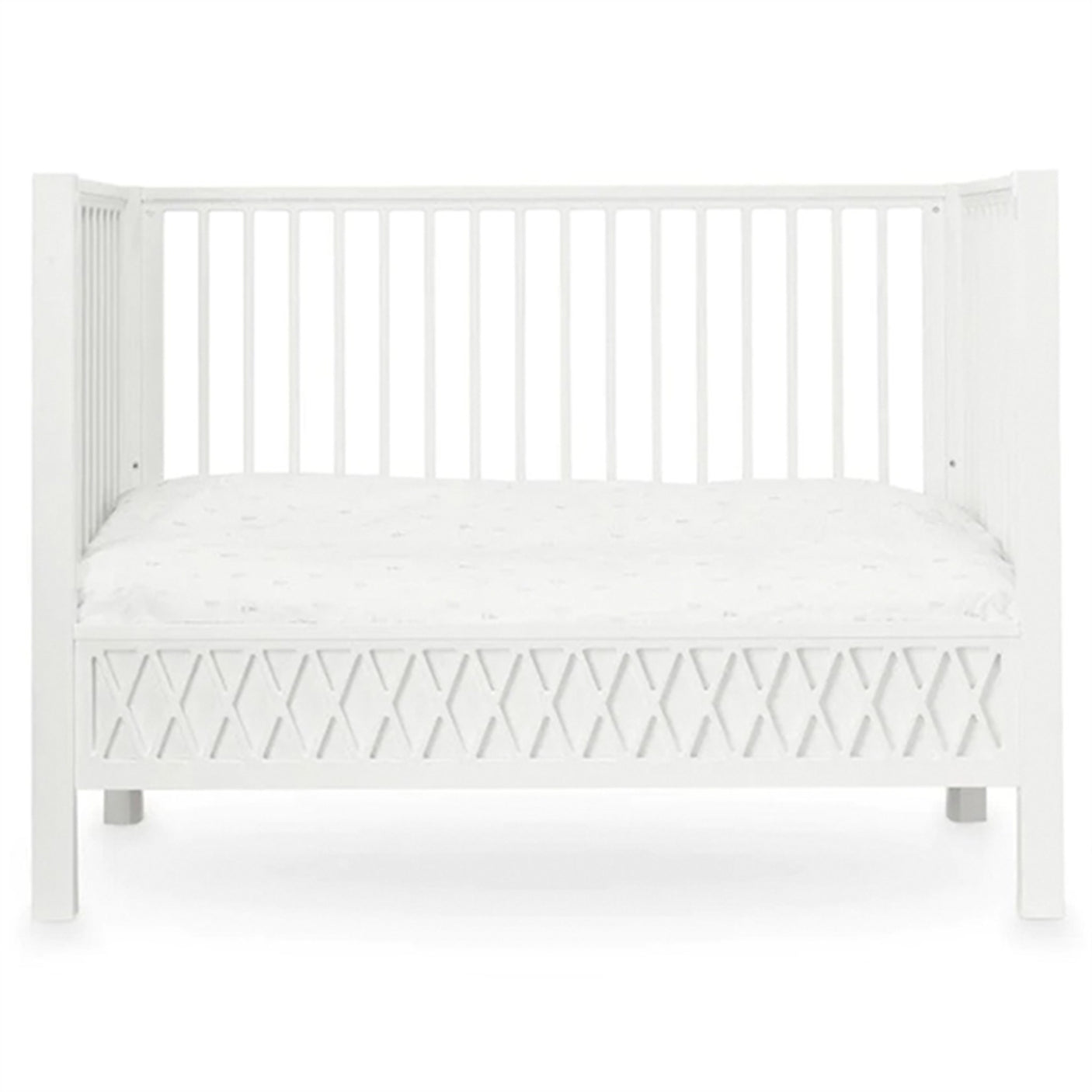 Cam Cam Copenhagen Harlequin Baby Bed White 4
