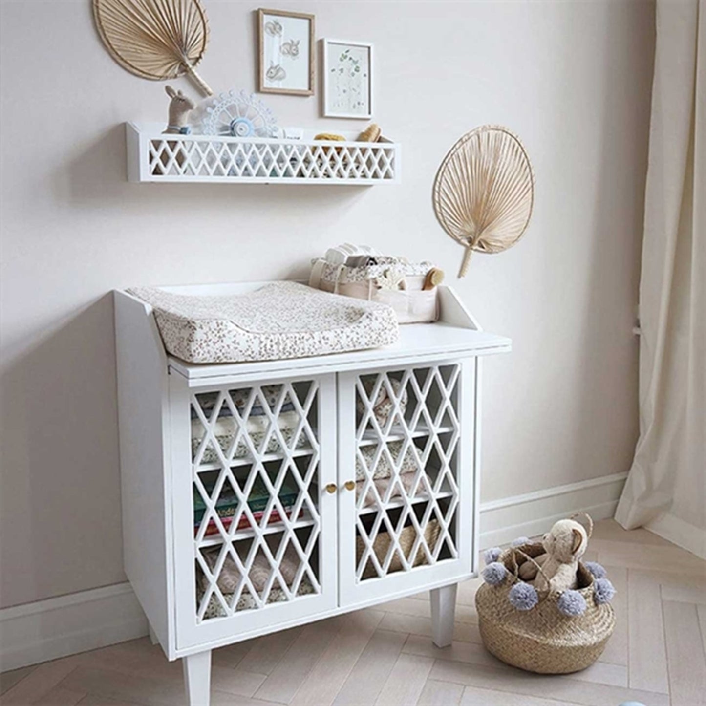 Cam Cam Copenhagen Harlequin Changing Table White