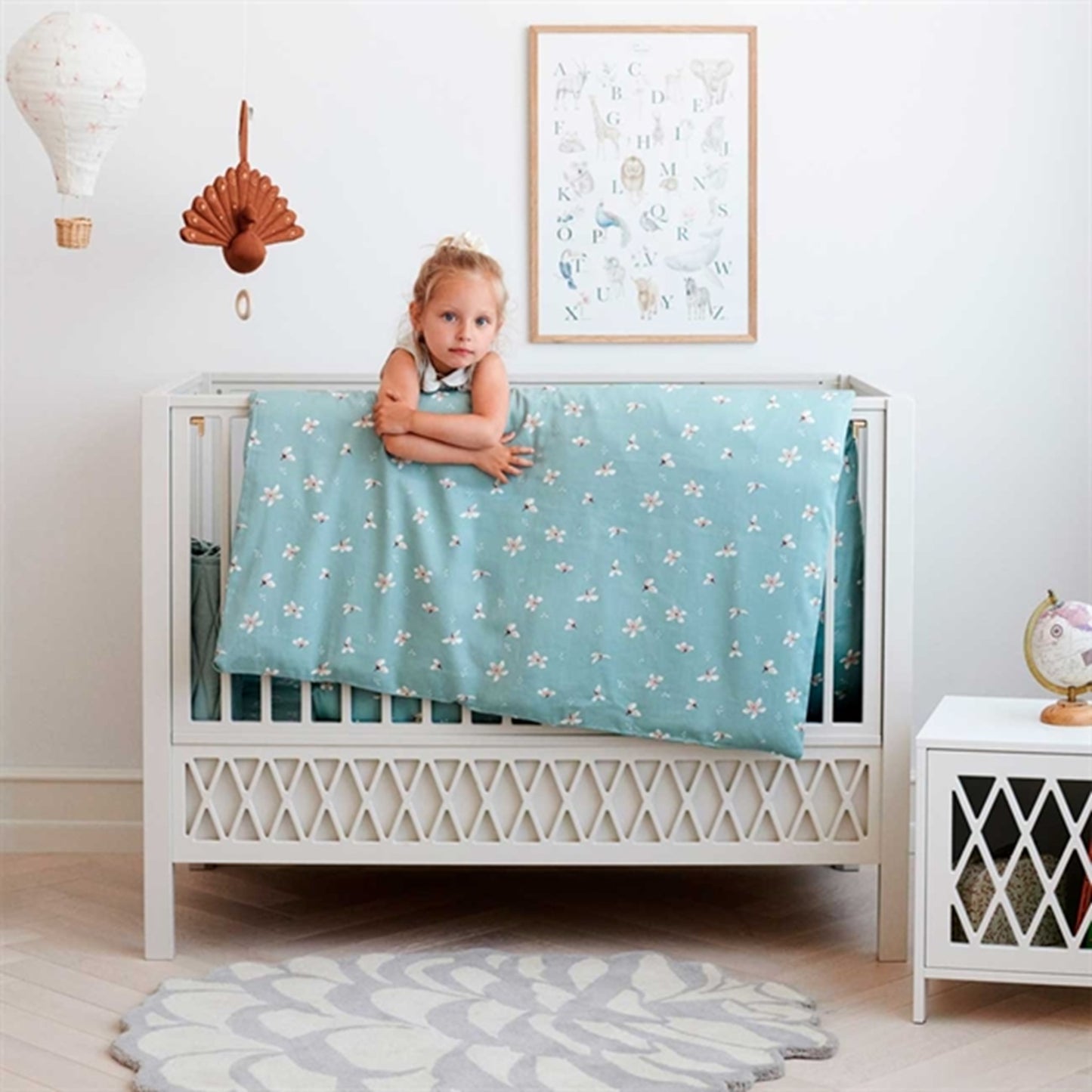 Cam Cam Copenhagen Harlequin Bedside Table White