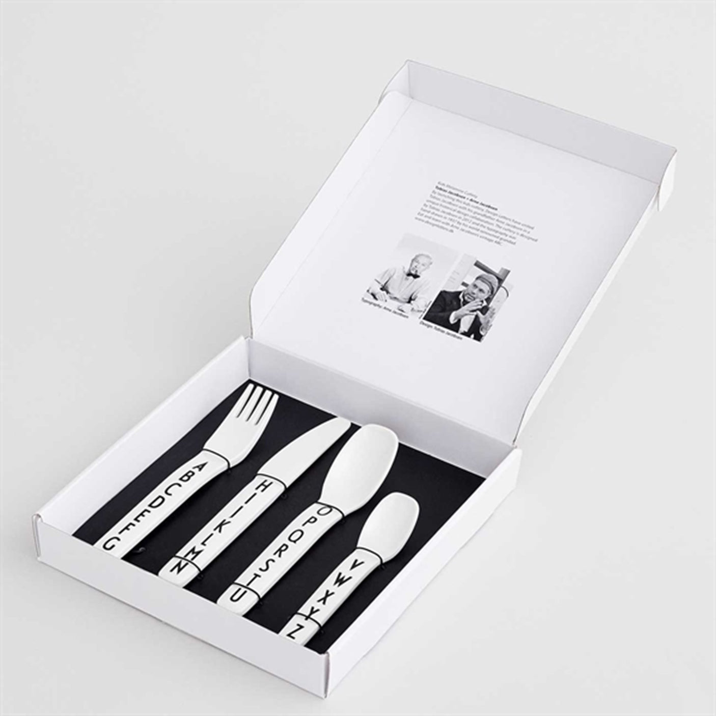 Design Letters ABC Cutlery White