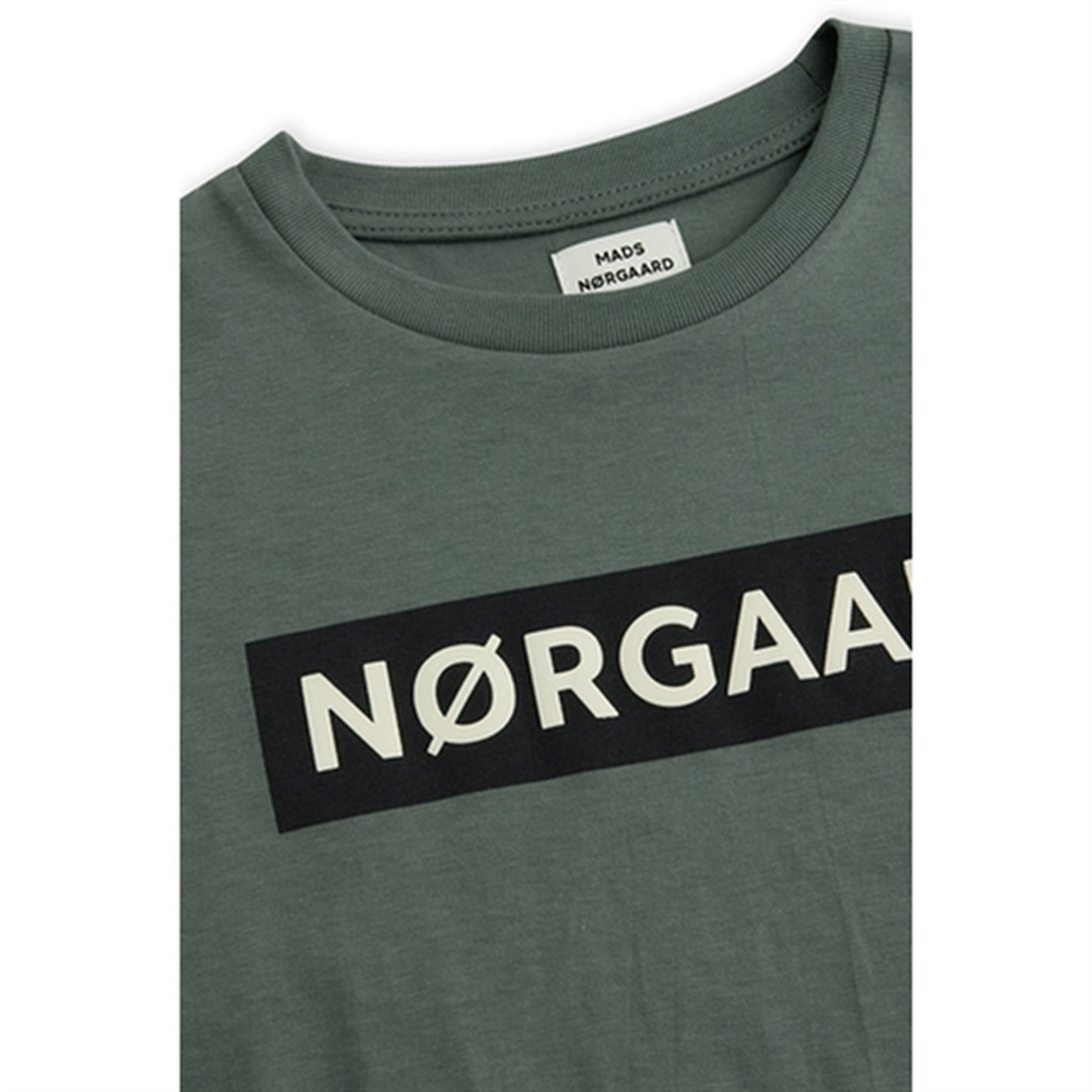 Mads Nørgaard Printed Tee Thorlino T-Shirt Balsam Green
