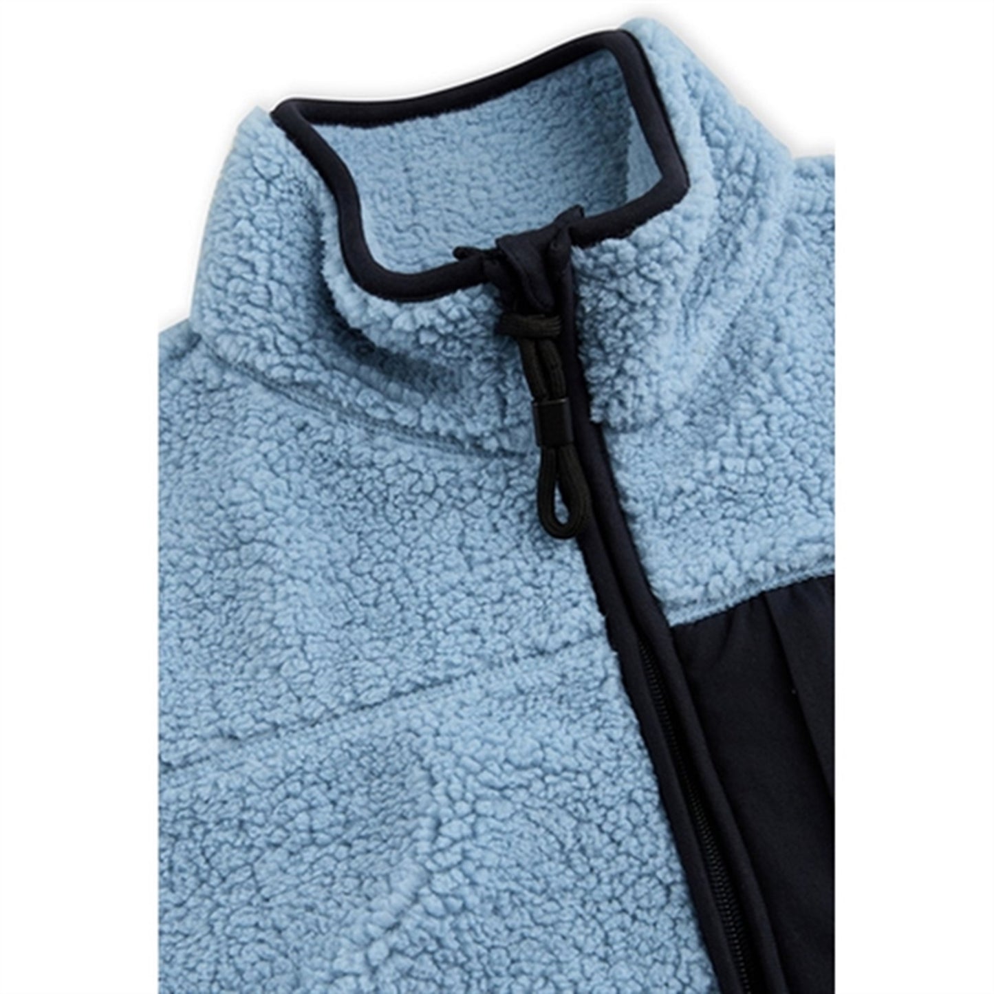 Mads Nørgaard Teddy Fleece Vilads Vest Faded Denim