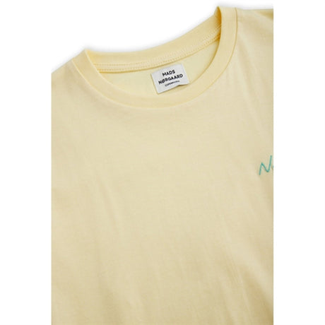 Mads Nørgaard Embroidery Jersey Thorlino T-Shirt Double Cream