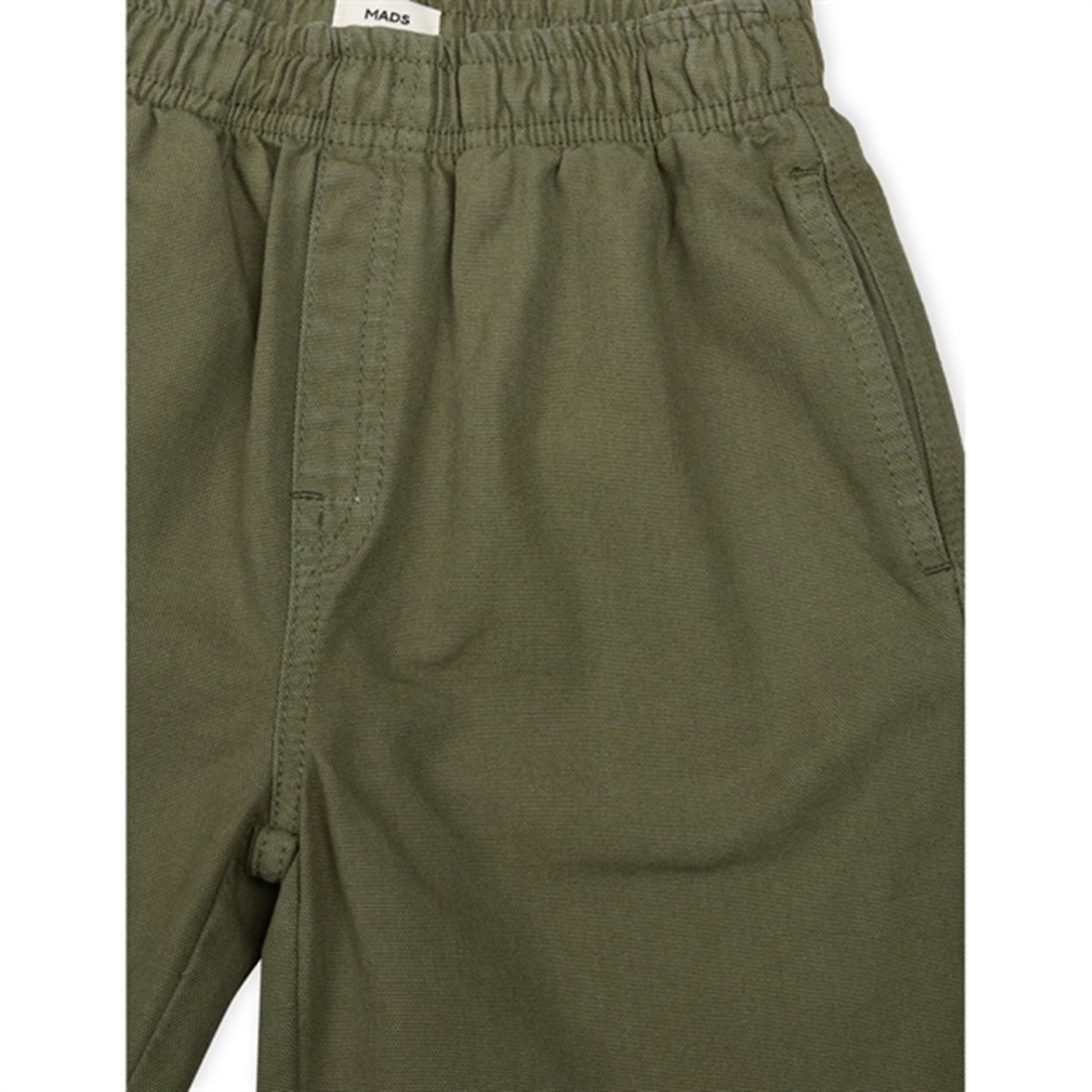 Mads Nørgaard Dyed Canvas Seano Shorts Olivine