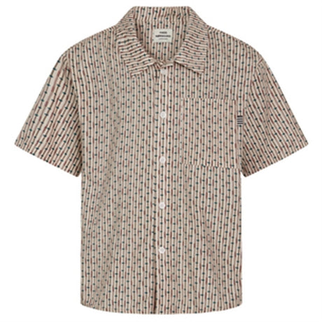 Mads Nørgaard AOP Poplin Skully Shirt Rainy Day