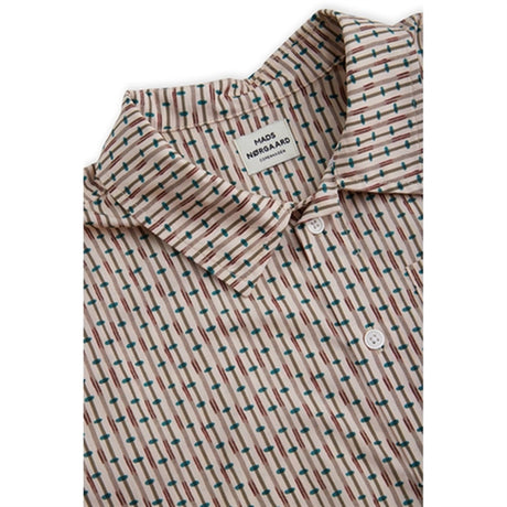 Mads Nørgaard AOP Poplin Skully Shirt Rainy Day