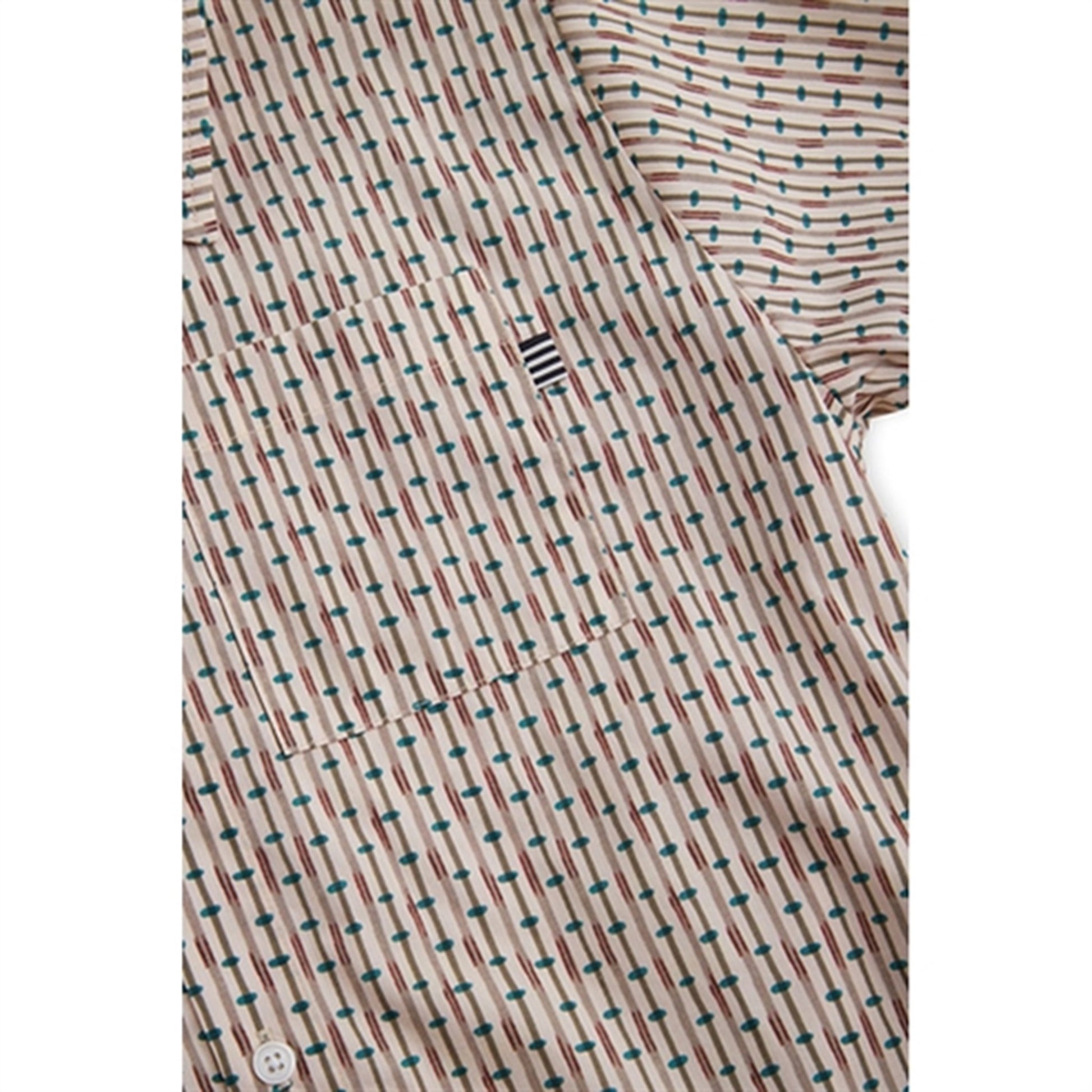 Mads Nørgaard AOP Poplin Skully Shirt Rainy Day