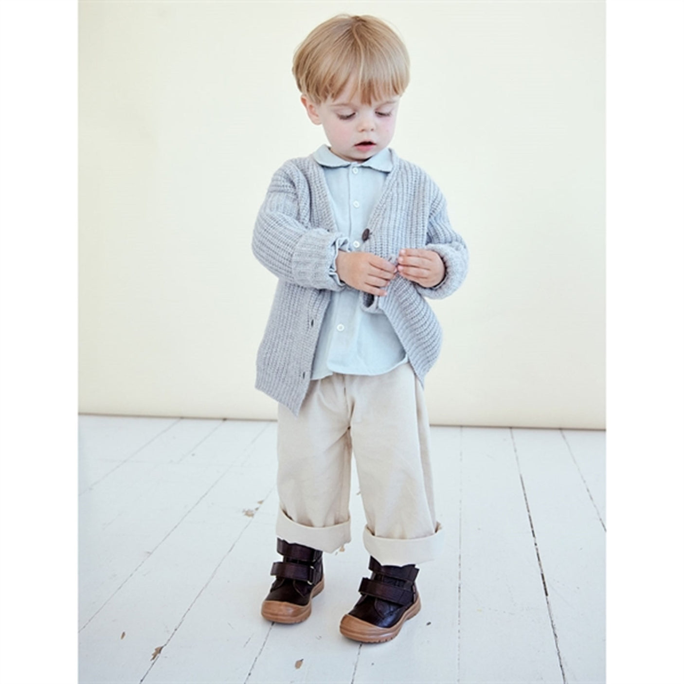 Angulus Starter Tex Boots With Velcro Dark Brown/Dark Brown