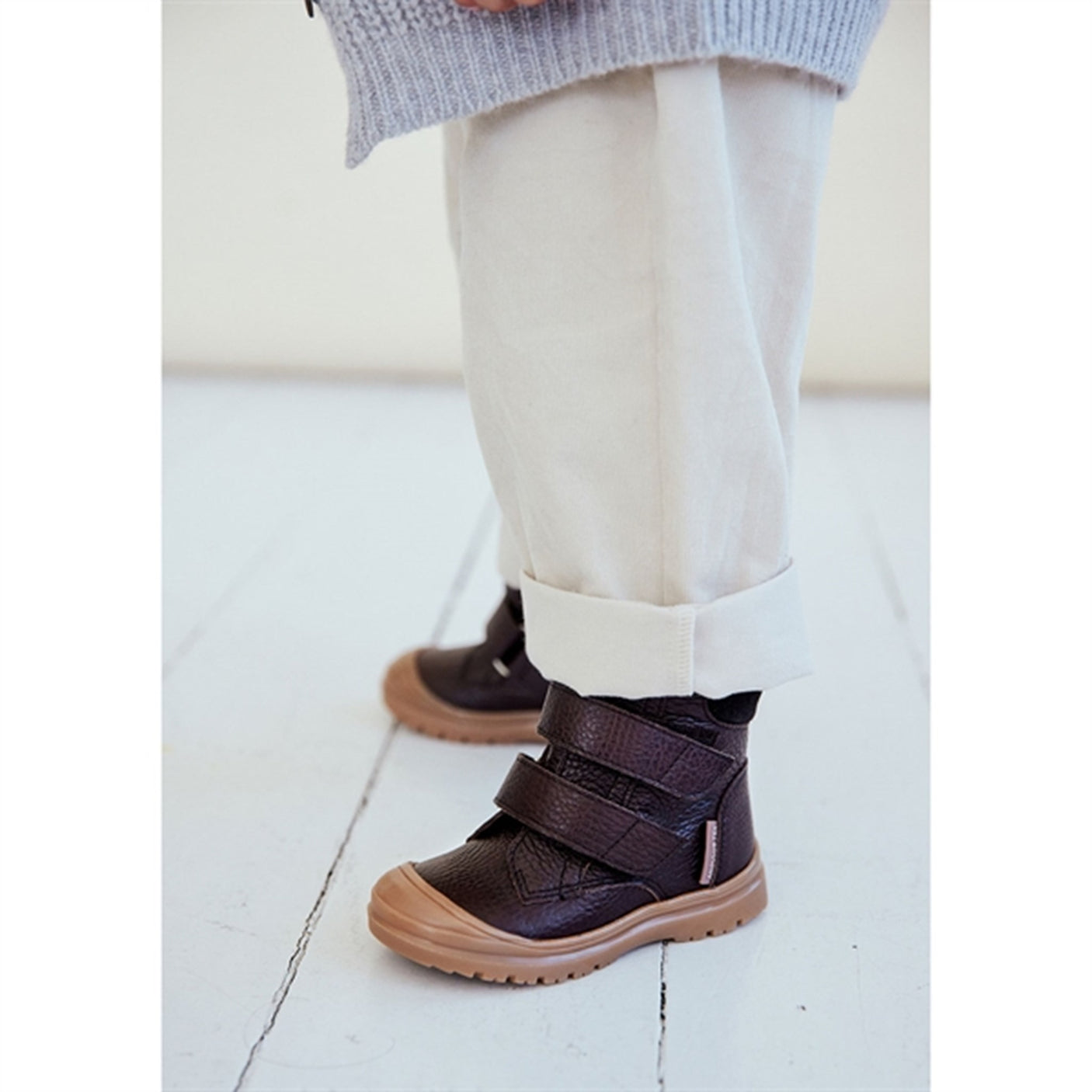 Angulus Starter Tex Boots With Velcro Dark Brown/Dark Brown