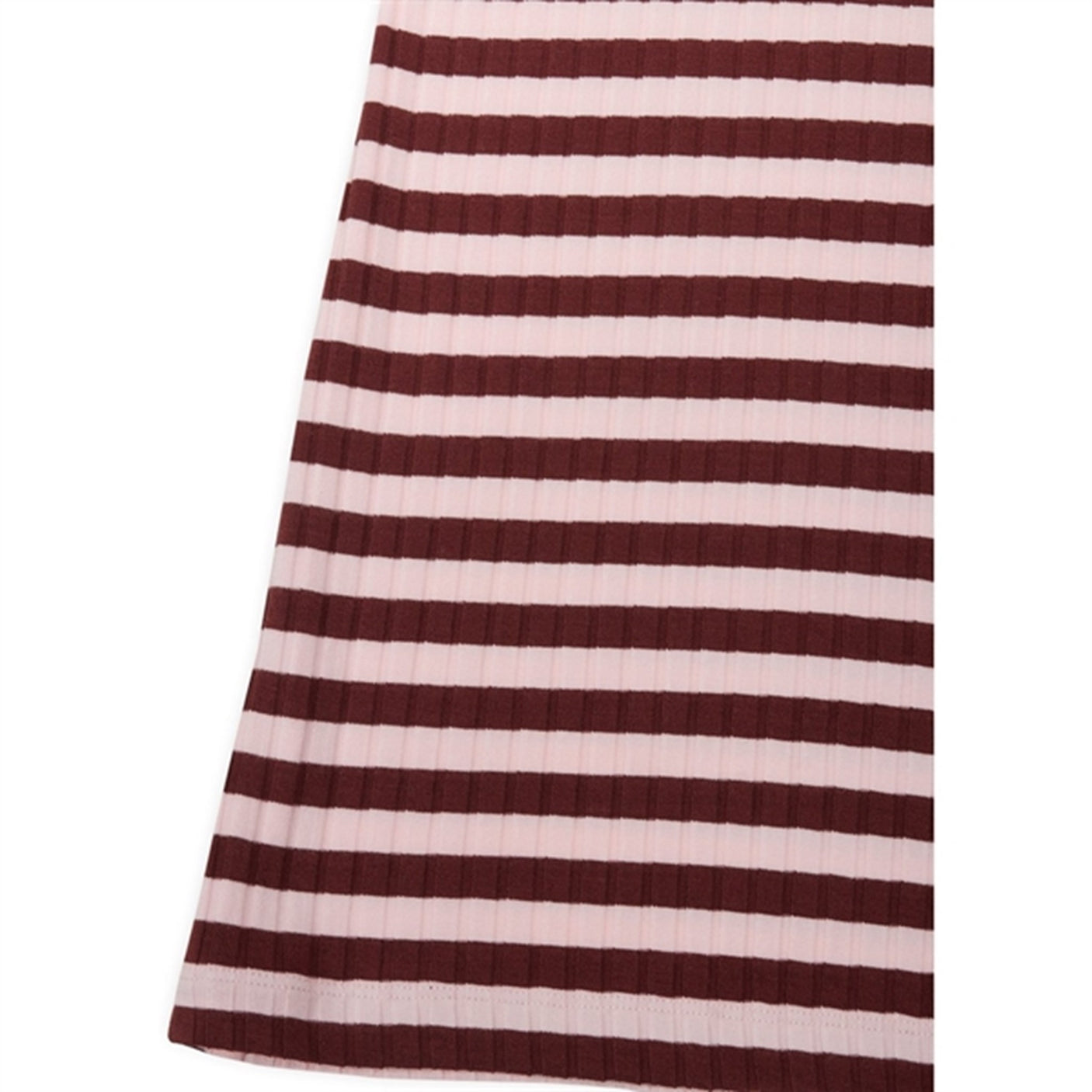 Mads Nørgaard 5x5 Classic Stripe Carnile Dress Blushing Bride/Hot Chocolate