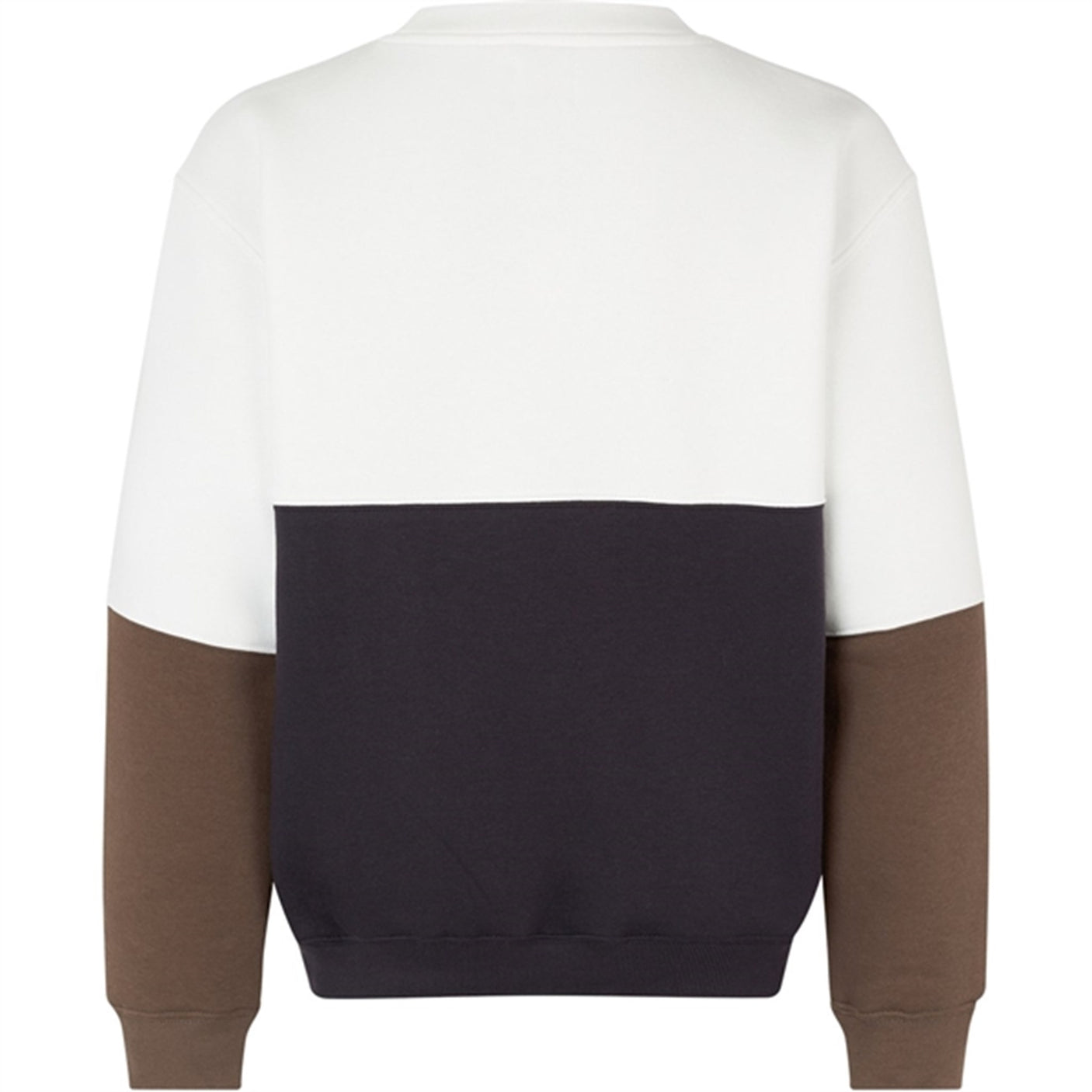 Mads Nørgaard Standard Sonar Block Sweatshirt Deep Well/Marshmallow/Cup