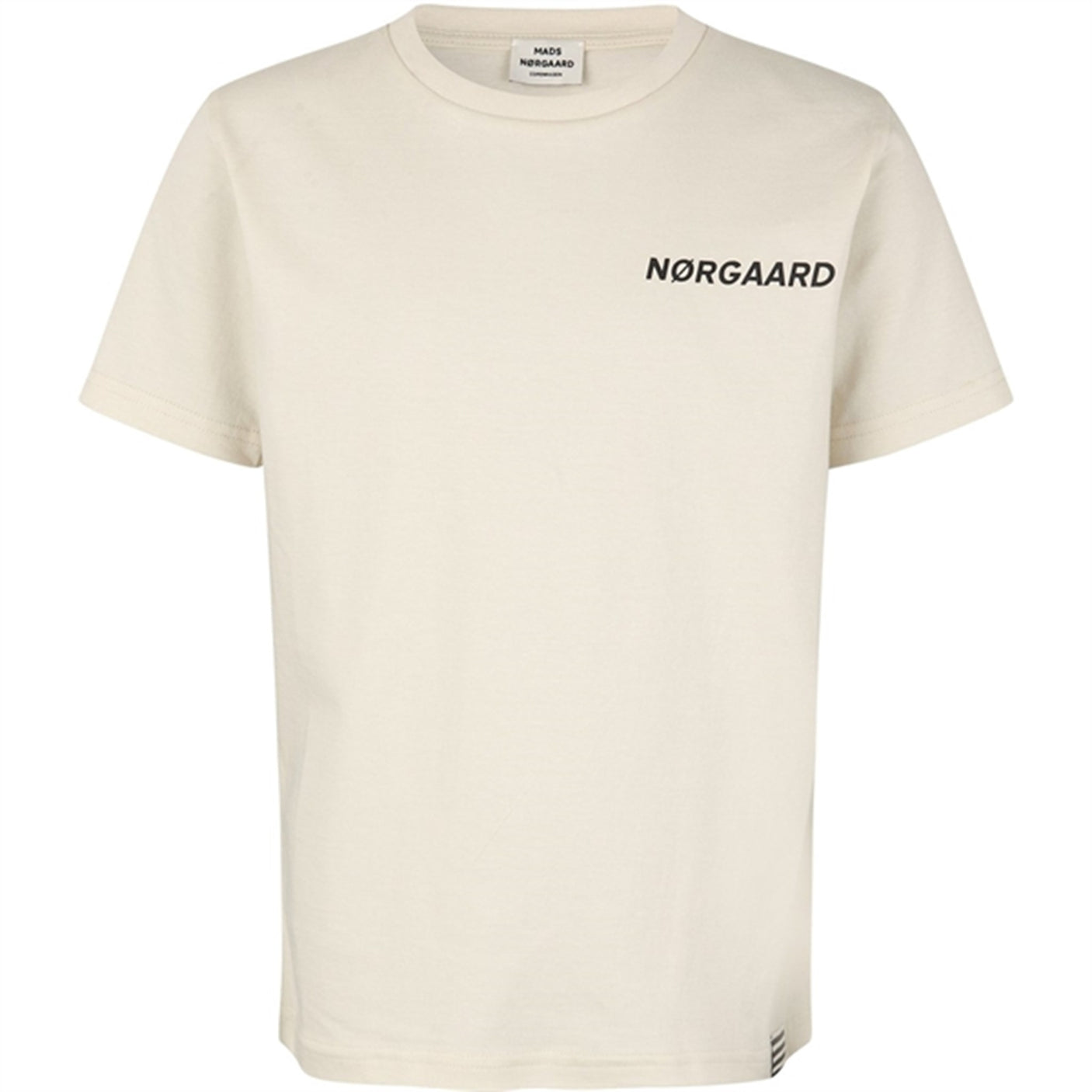 Mads Nørgaard Printed Tee Thorlino T-shirt Almond Milk