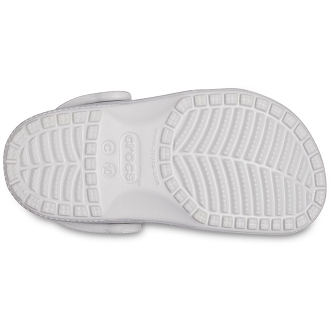 Crocs Classic Glitter Clog Silver Glitter