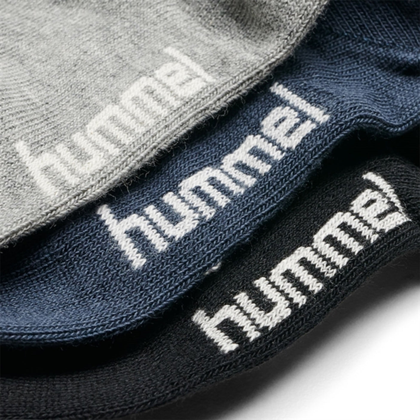 Hummel Black/Grey Melange/Blue Nights Sora Socks 3-Pack