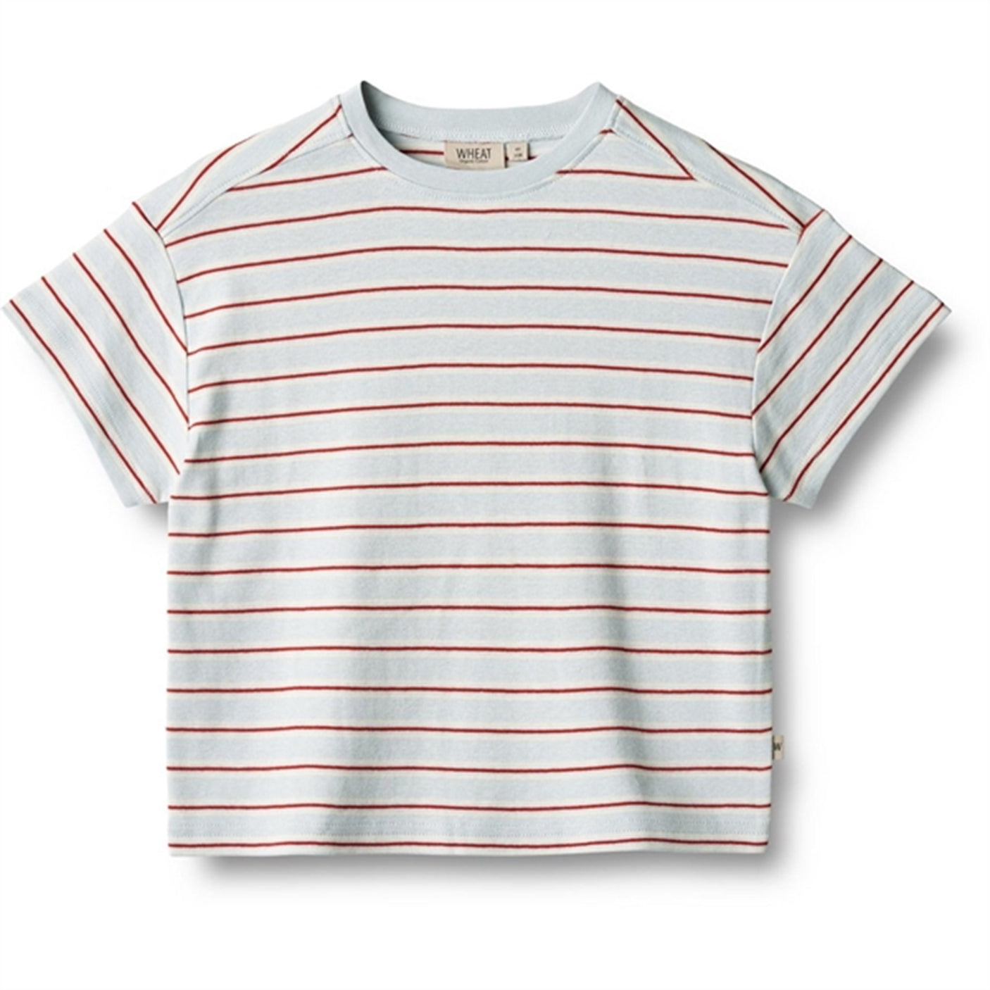 Wheat Light Blue Strip T-shirt Tommy