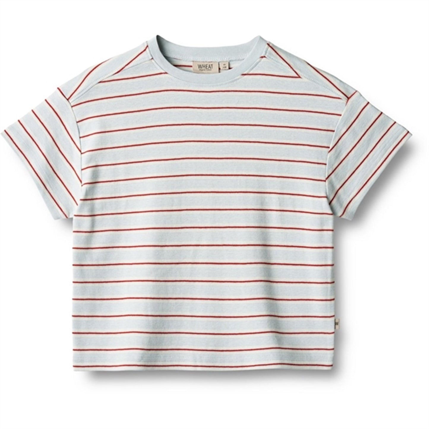 Wheat Light Blue Strip T-shirt Tommy