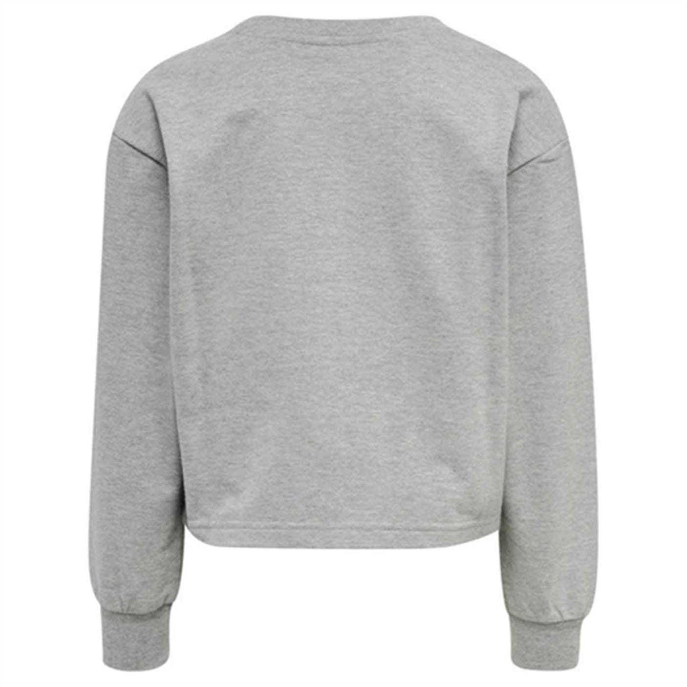 Hummel Prima Grey Melange Bee Cropped Sweatshirt