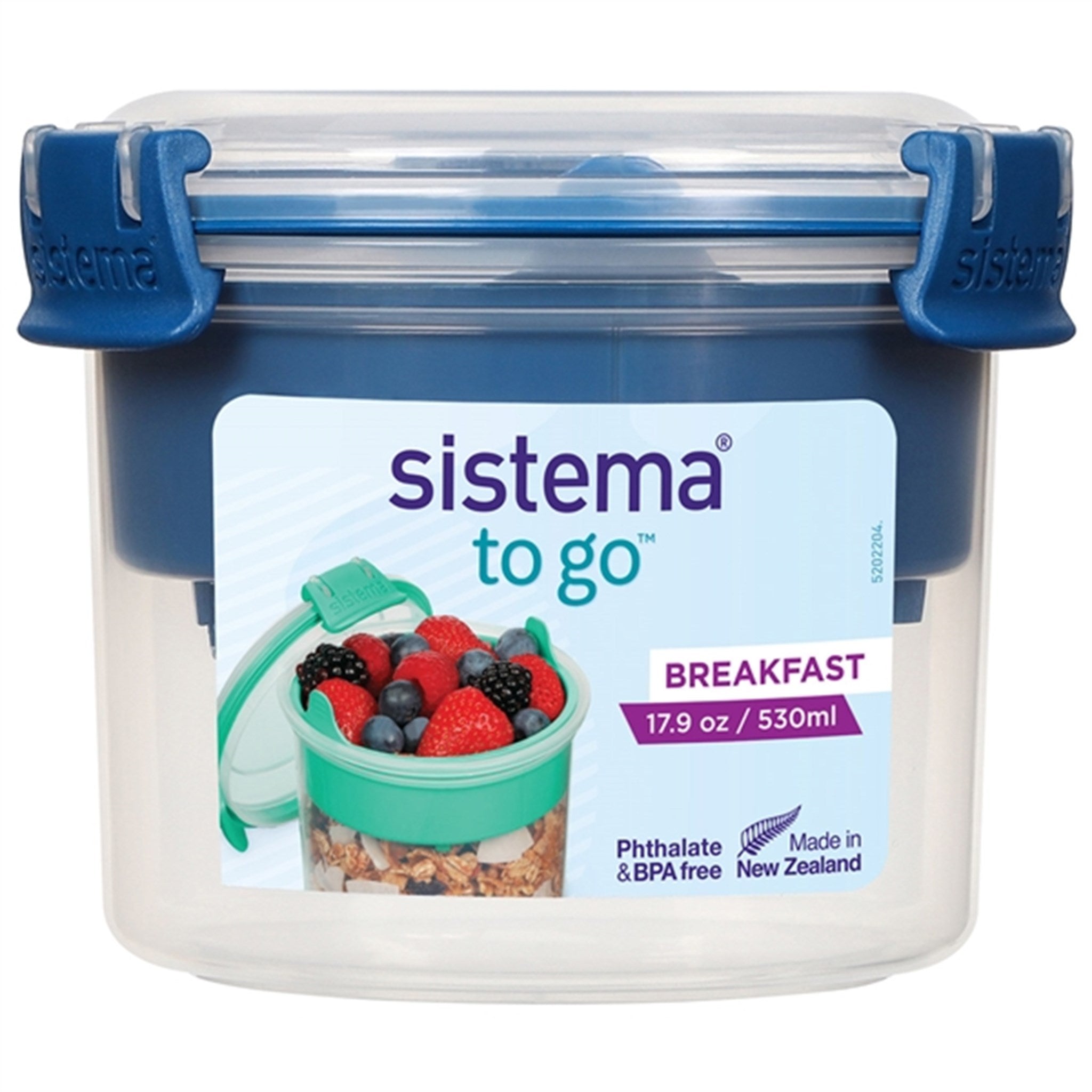 Sistema To Go Breakfast Box 530 ml Ocean Blue 2