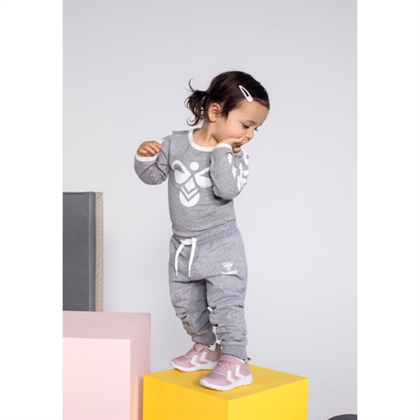 Hummel Grey Melange Flipper Body L/S