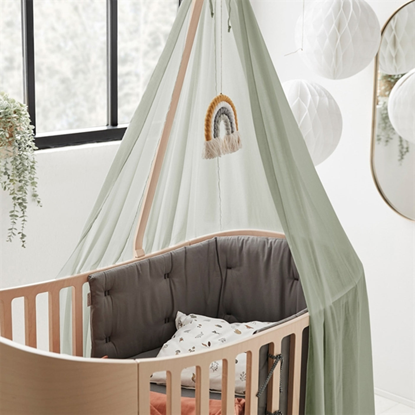 Leander Bed Canopy for Classic™ Baby Bed Sage Green
