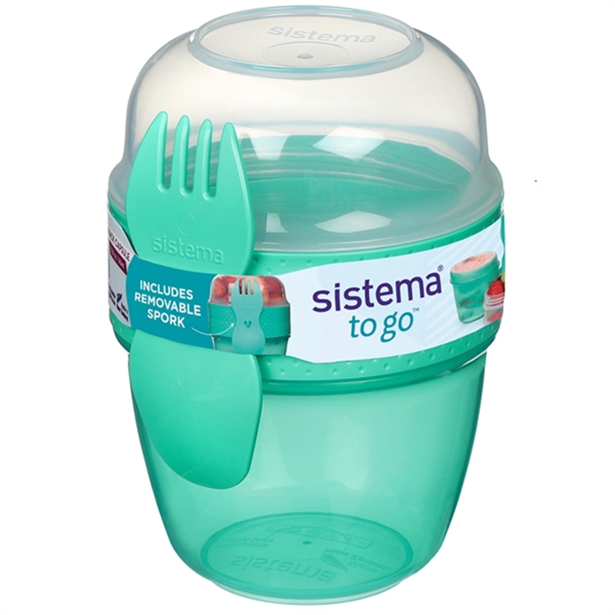 Sistema To Go Snack Capsule Lunch Box 515 ml Minty Teal