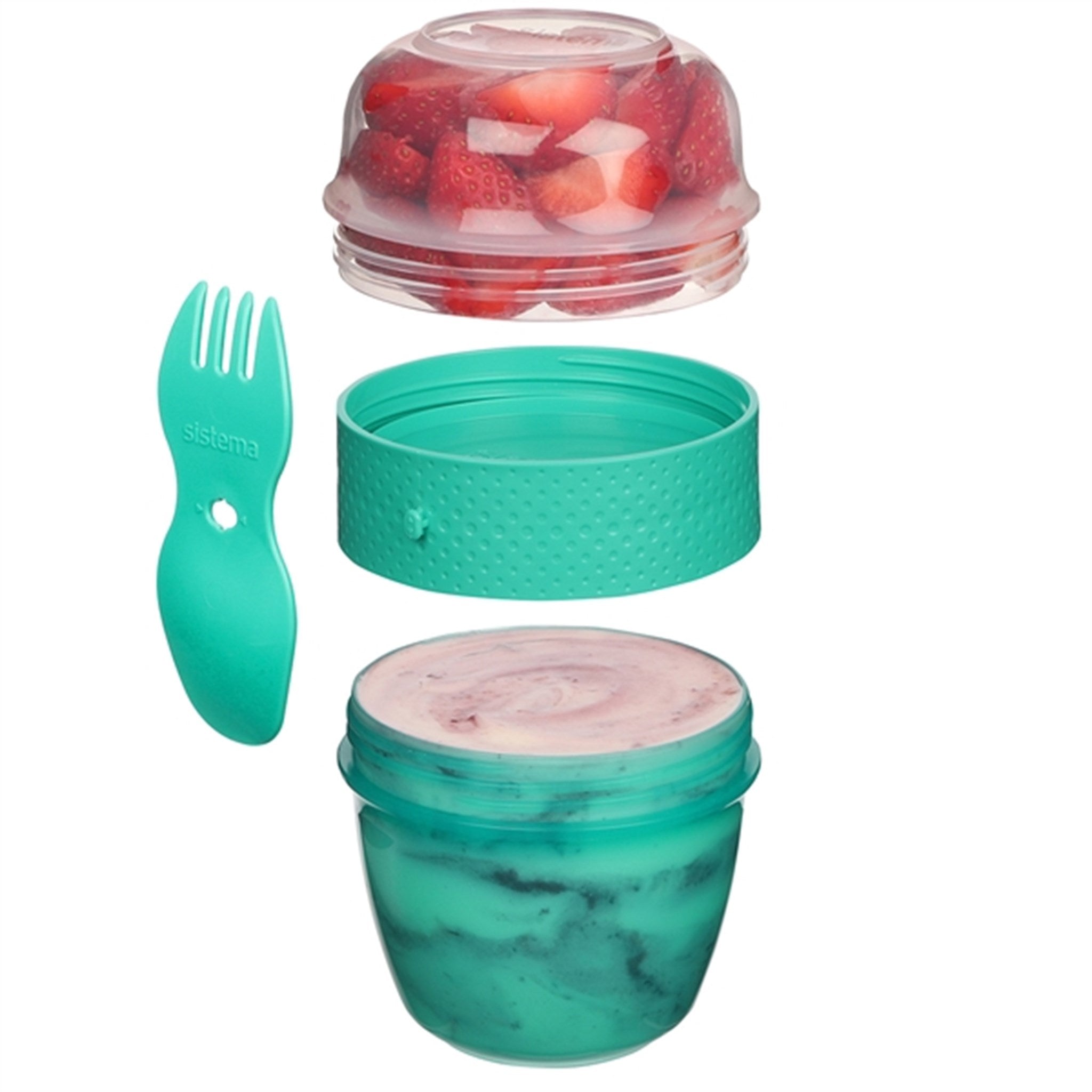 Sistema To Go Snack Capsule Lunch Box 515 ml Minty Teal 2