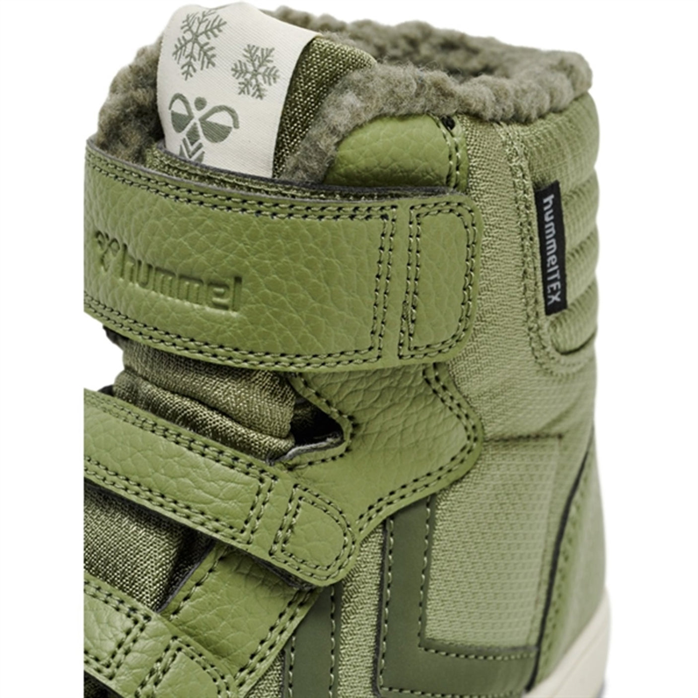 Hummel Stadil Super Poly Boots Recycled Tex Jr Oil Green