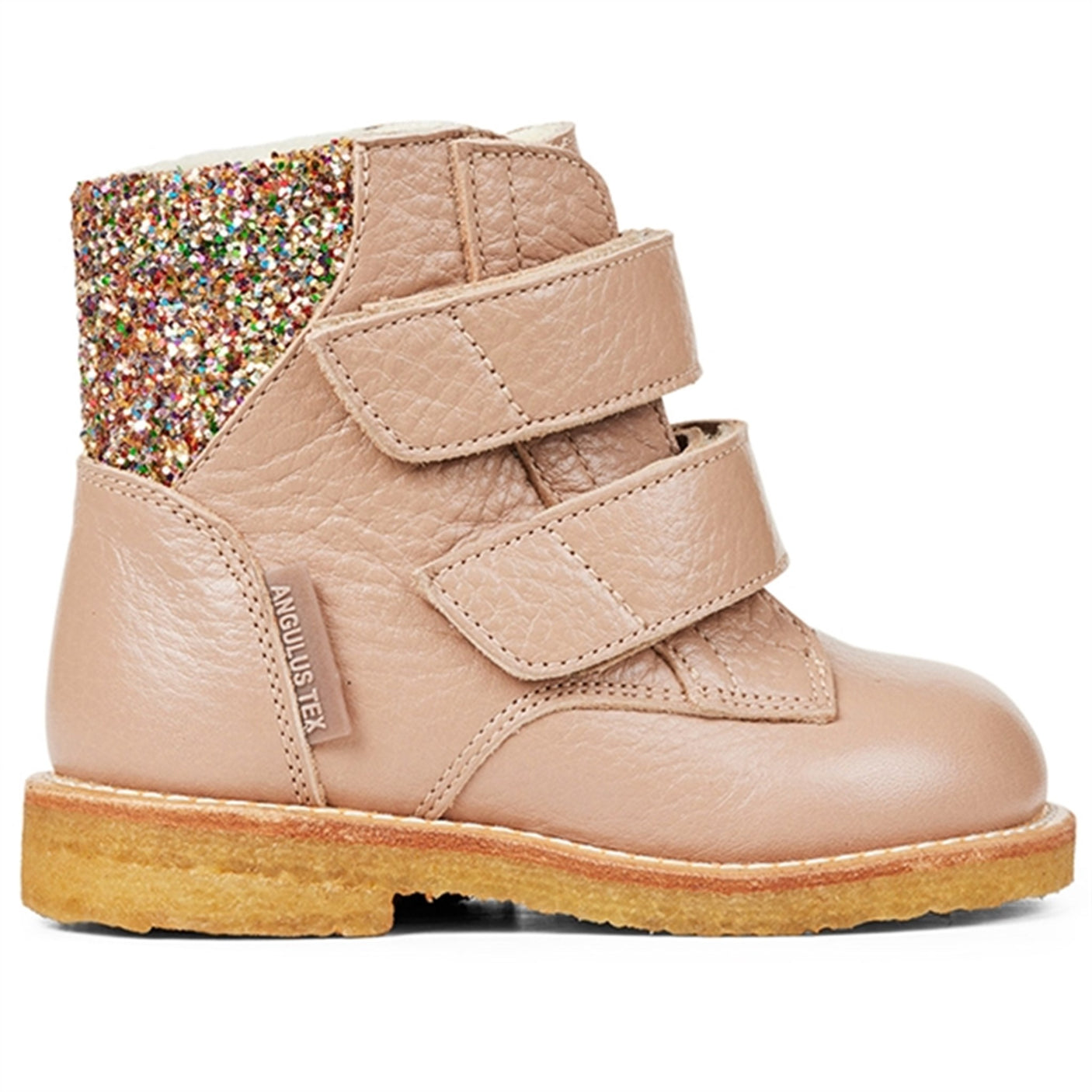 Angulus Starter Tex boots With Velcro Make Up/Multi Glitter