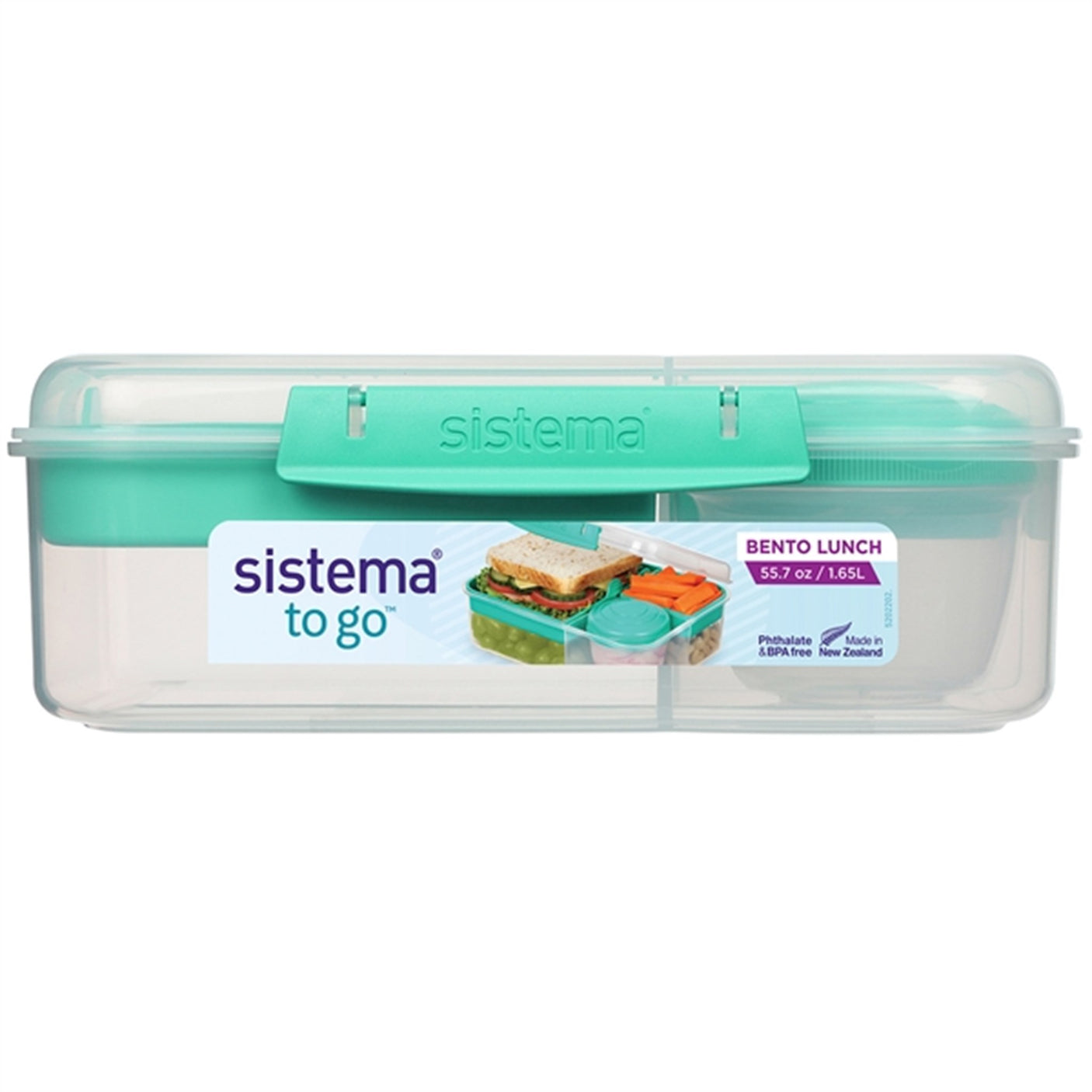 Sistema To Go Bento Lunch Box 1,65 L Minty Teal