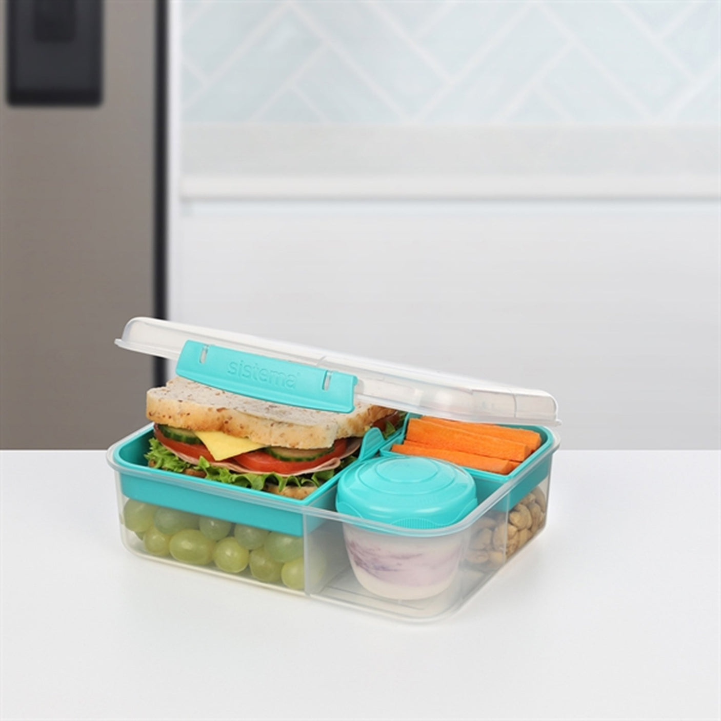 Sistema To Go Bento Lunch Box 1,65 L Minty Teal