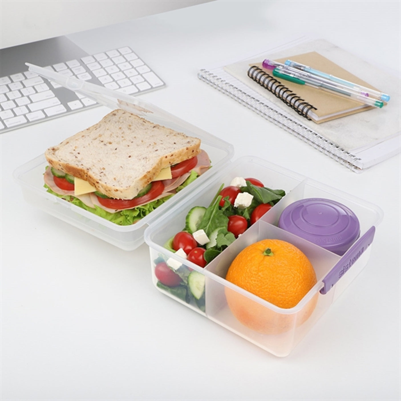 Sistema To Go Lunch Cube Max Lunch Box 2 L Misty Purple