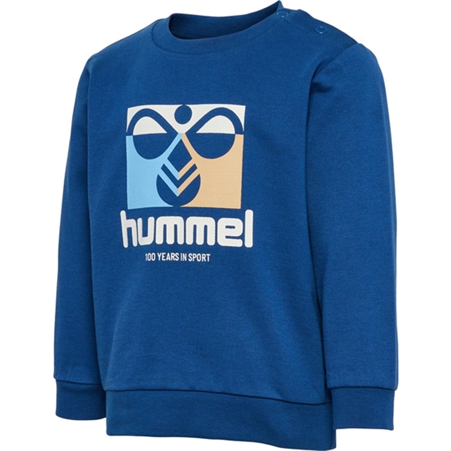 Hummel Navy Peony Lime Sweatshirt
