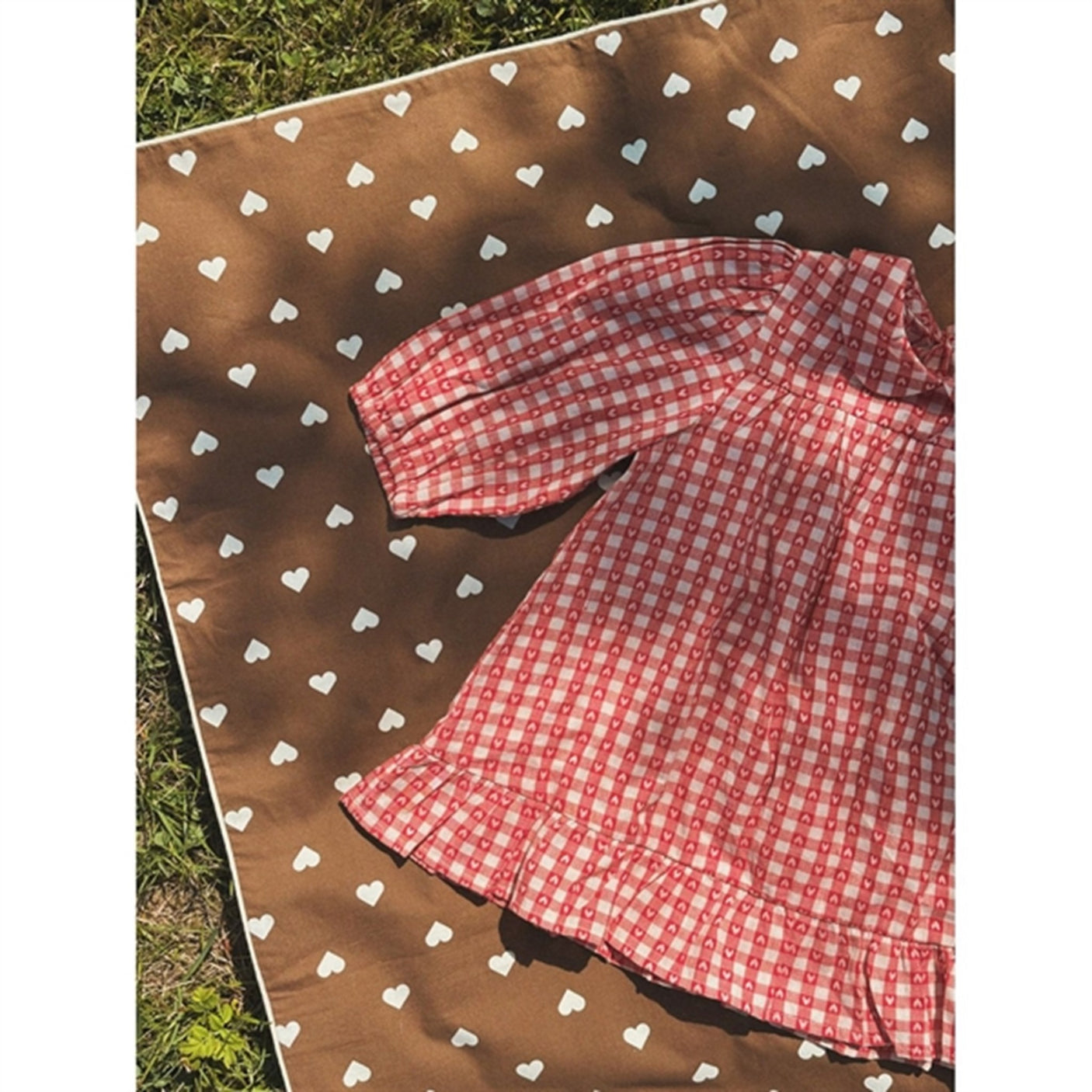 Flöss Ally Dress Heart Gingham
