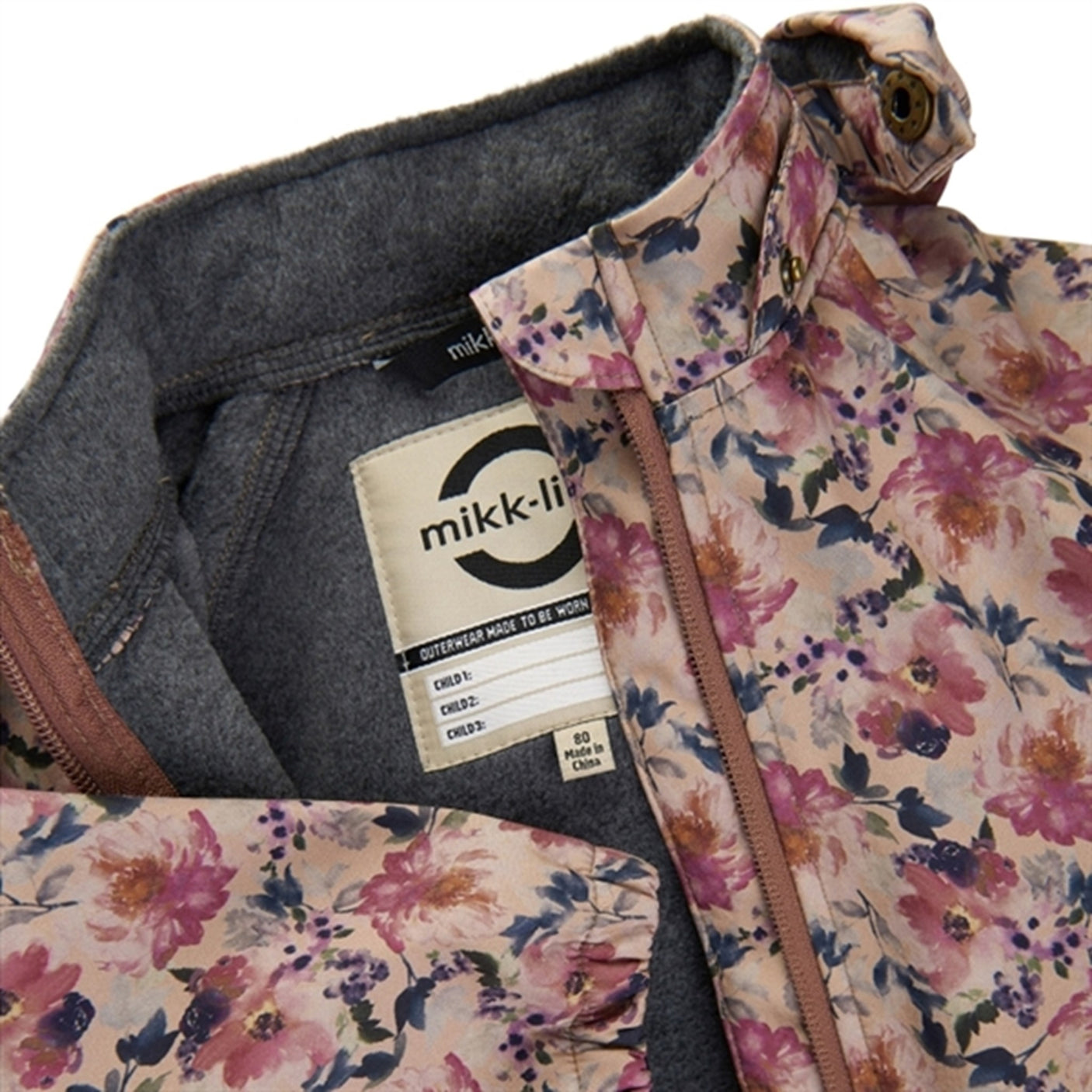 Mikk-Line Softshell Suit AOP Nougat