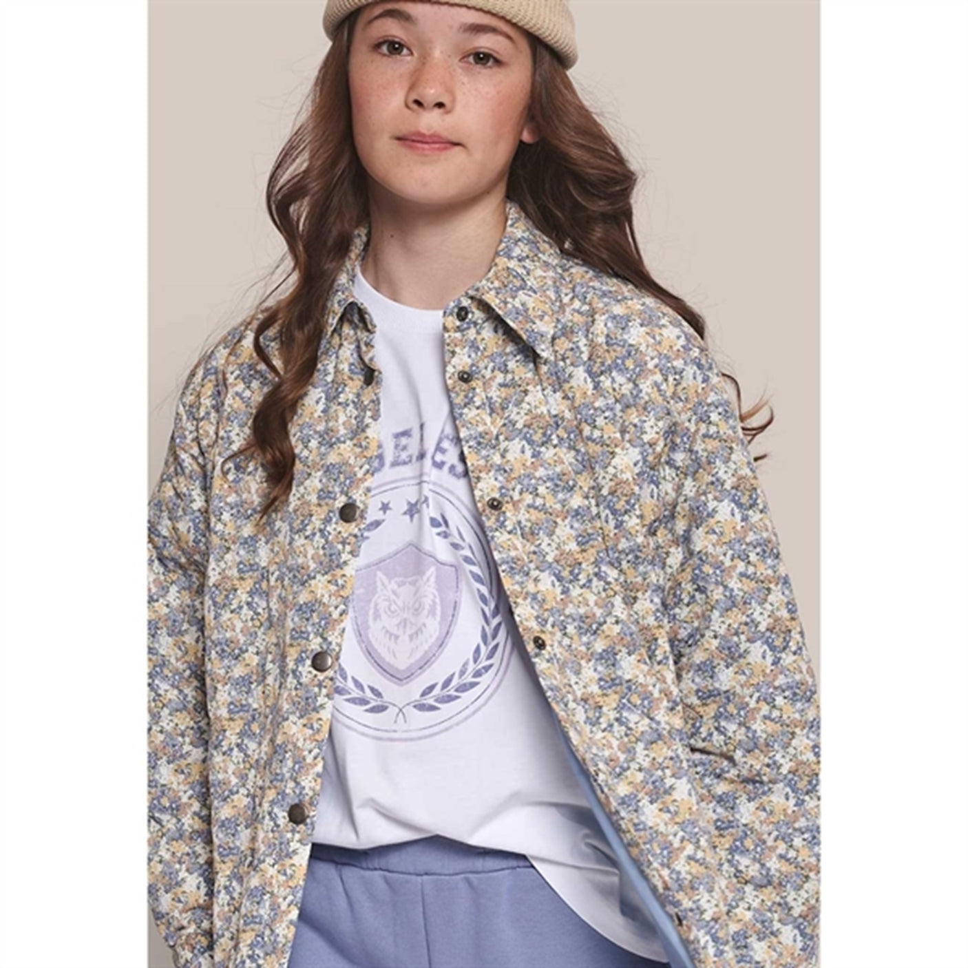 GRUNT Purple Laia Quilt Jacket
