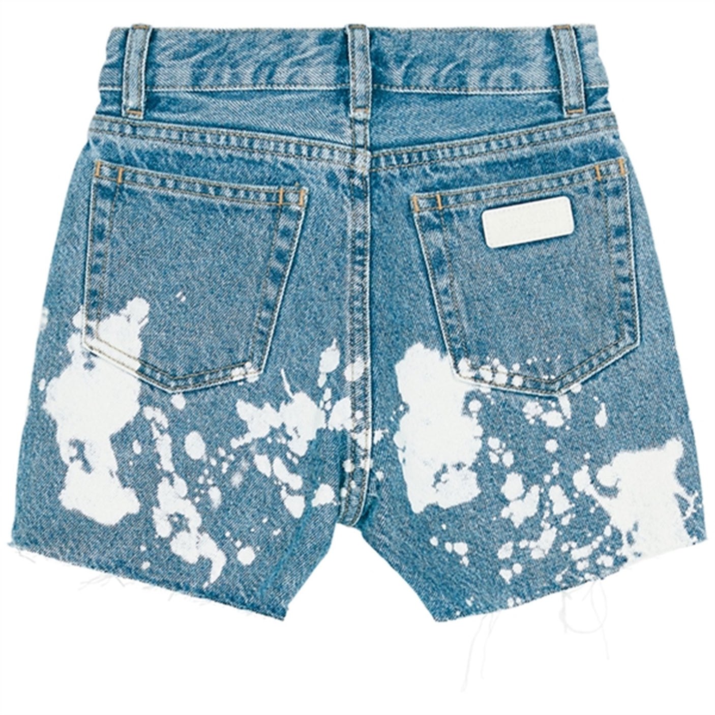 Finger In The Nose Cherryl Bleached Blue White Spots High Waist Shorts