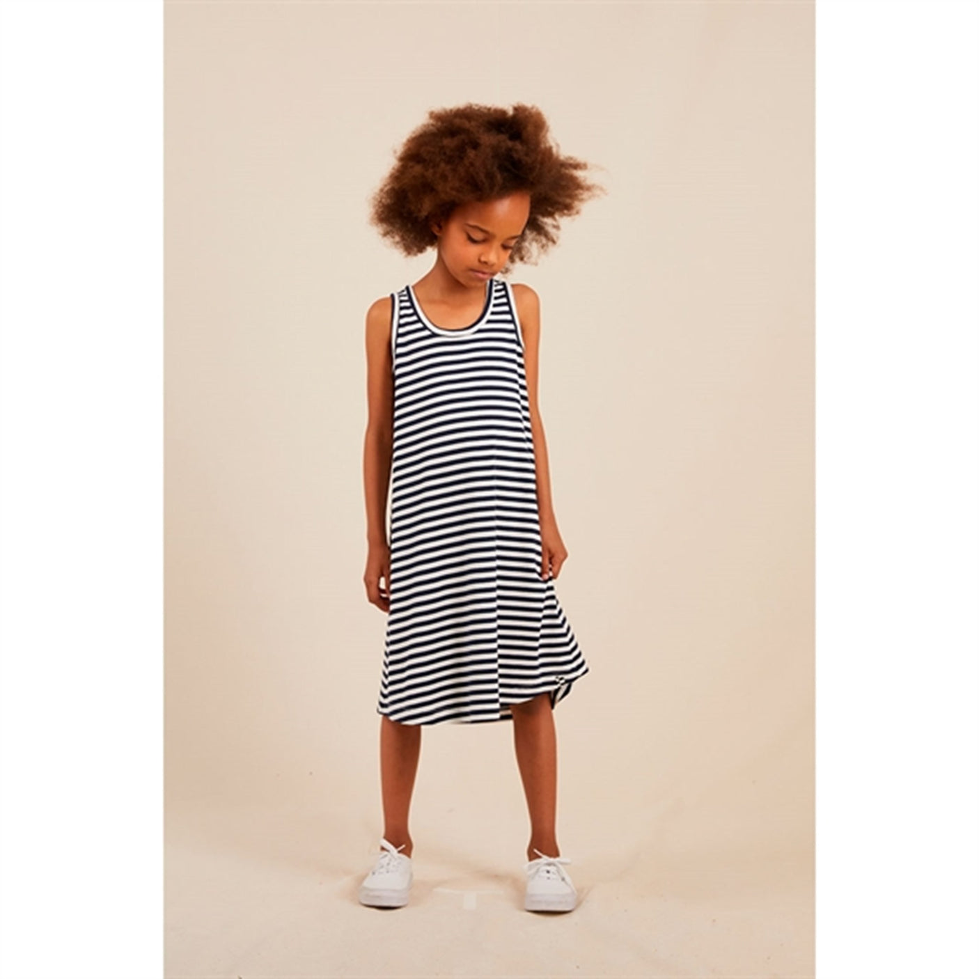 Finger In The Nose Arya Navy S Stripes Tank Top Dress 2