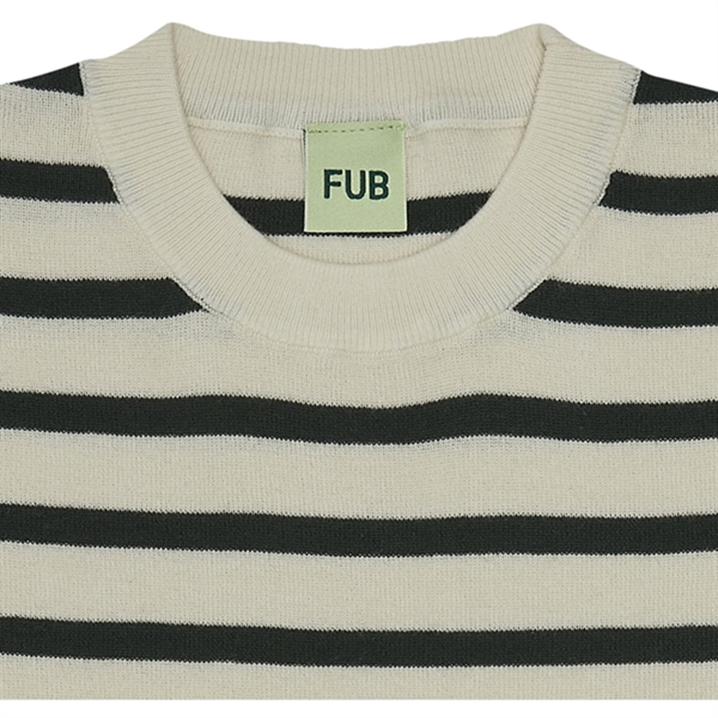 FUB Oversized T-Shirt Ecru/Deep Green